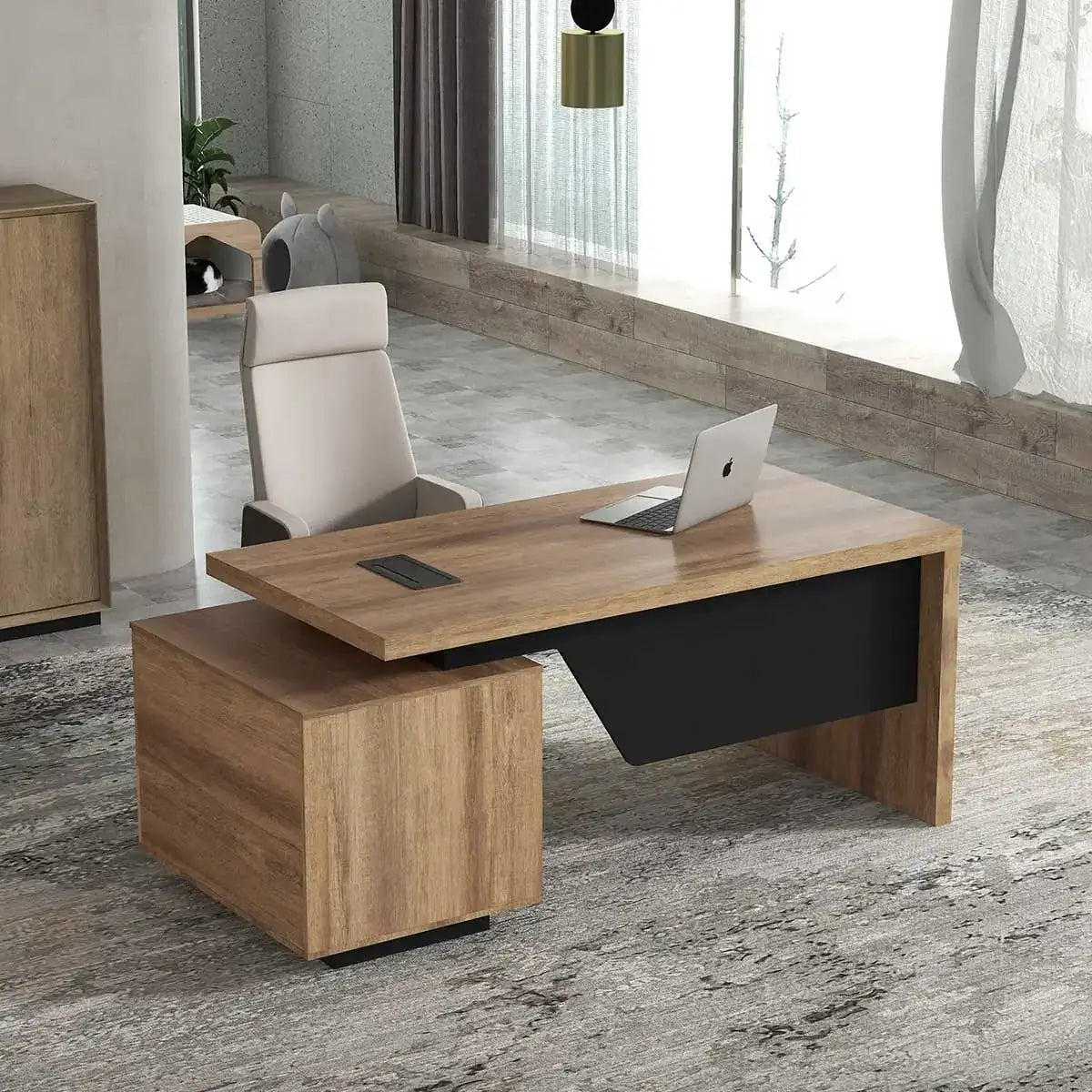 Bayly · 6′ wide Modern Office Desk