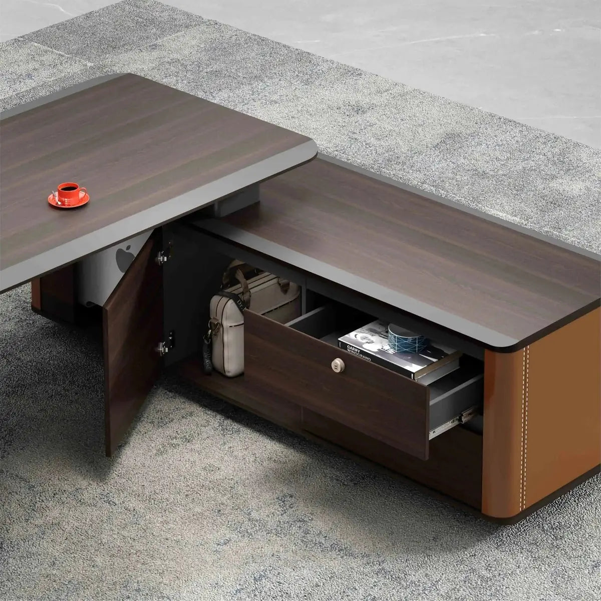 Bentley · Modern L-Shaped Executive Desk