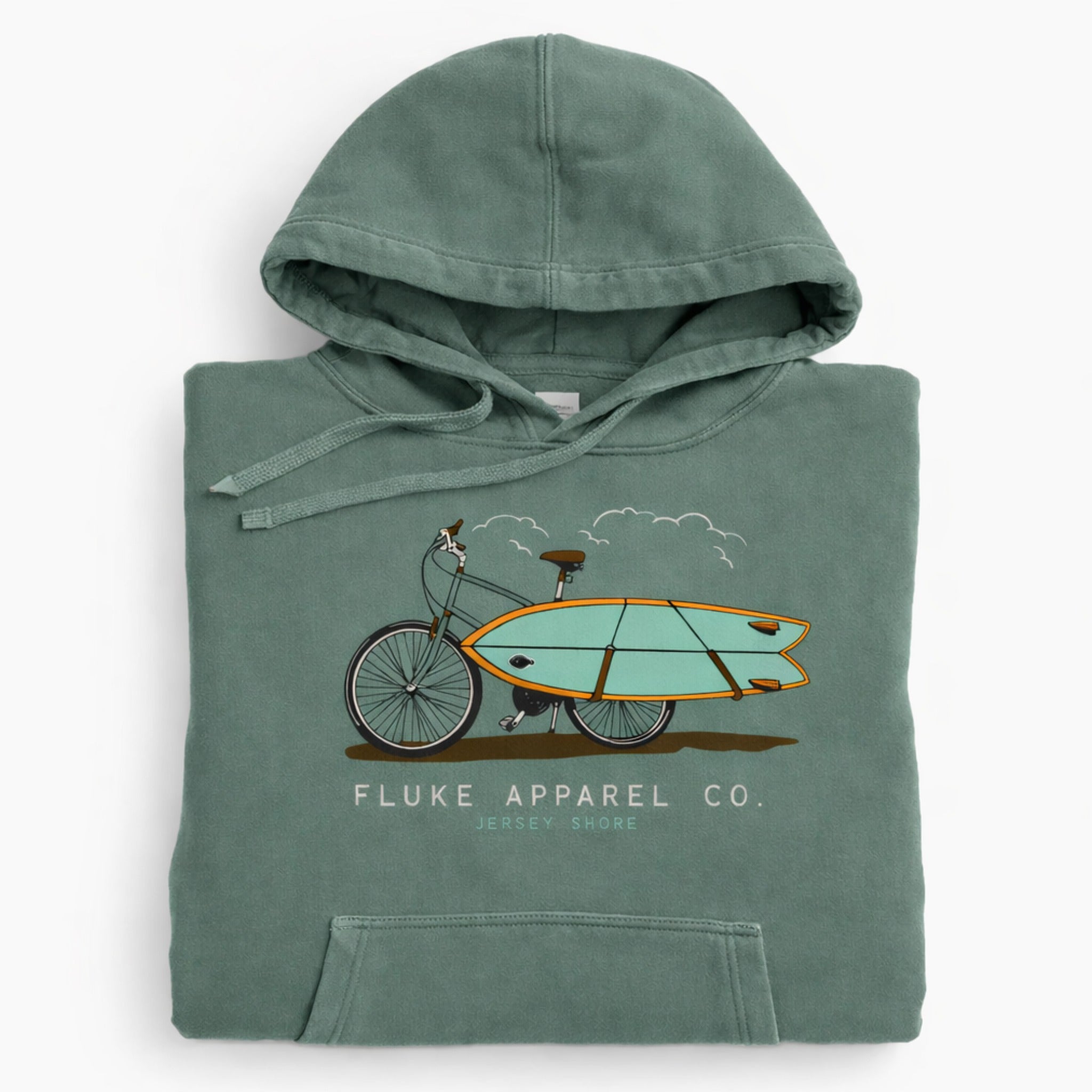 Bike Hoodie Alpine Green