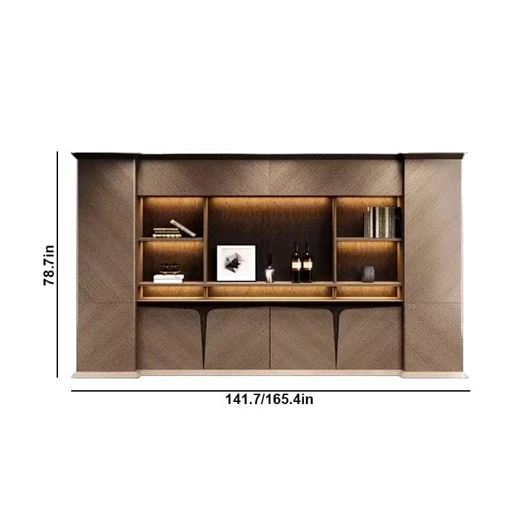 Brandy · Office Shelves w/ Integrated Lighting & Storage