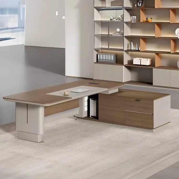 Brinton · Modern L-Shaped Executive Desk