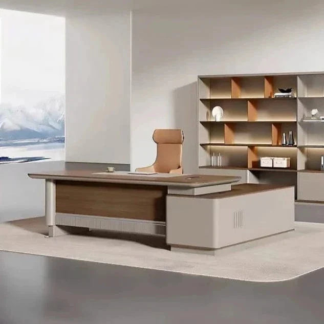 Brinton · Modern L-Shaped Executive Desk