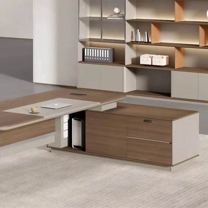Brinton · Modern L-Shaped Executive Desk