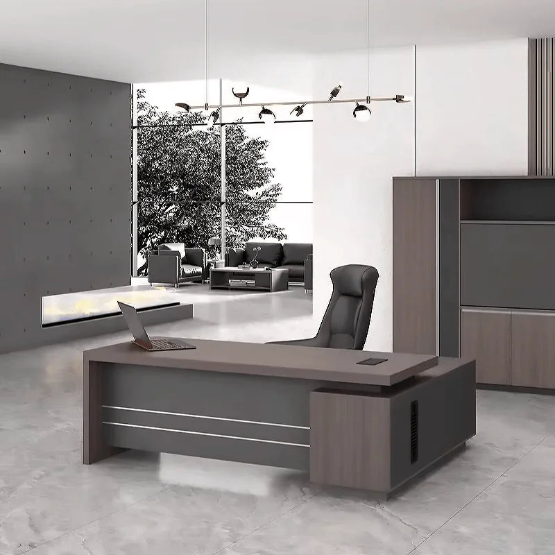 Bristol · Modern L-Shaped Executive Desk