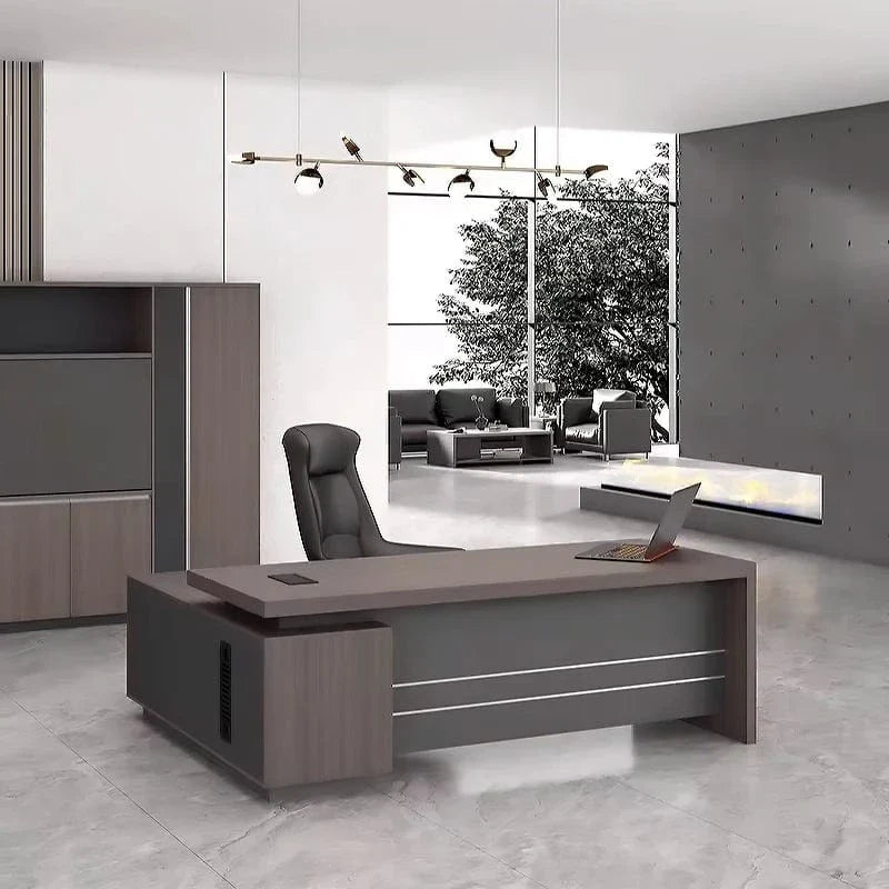 Bristol · Modern L-Shaped Executive Desk