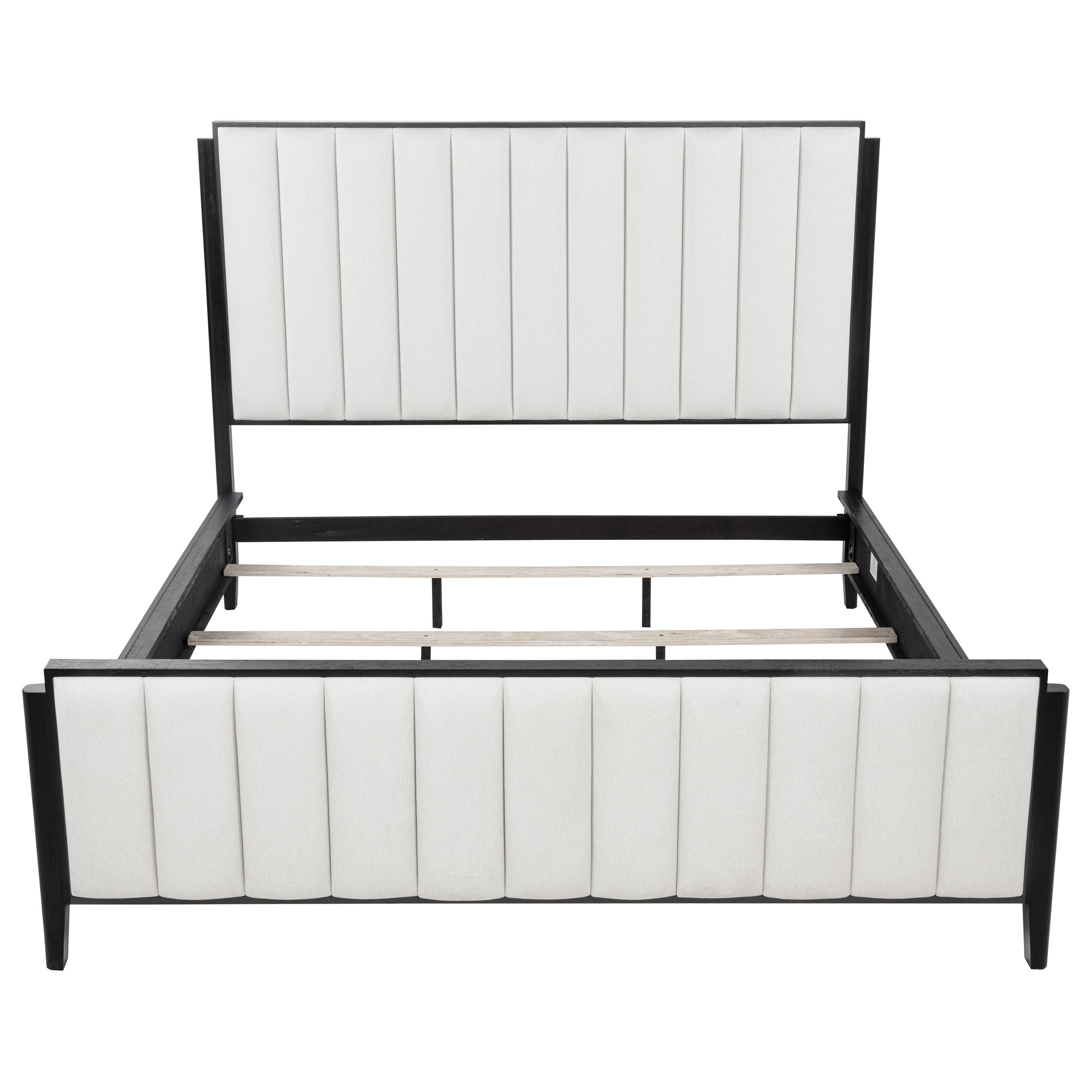 Brookmead 60-inch Upholstered California King Bed Black