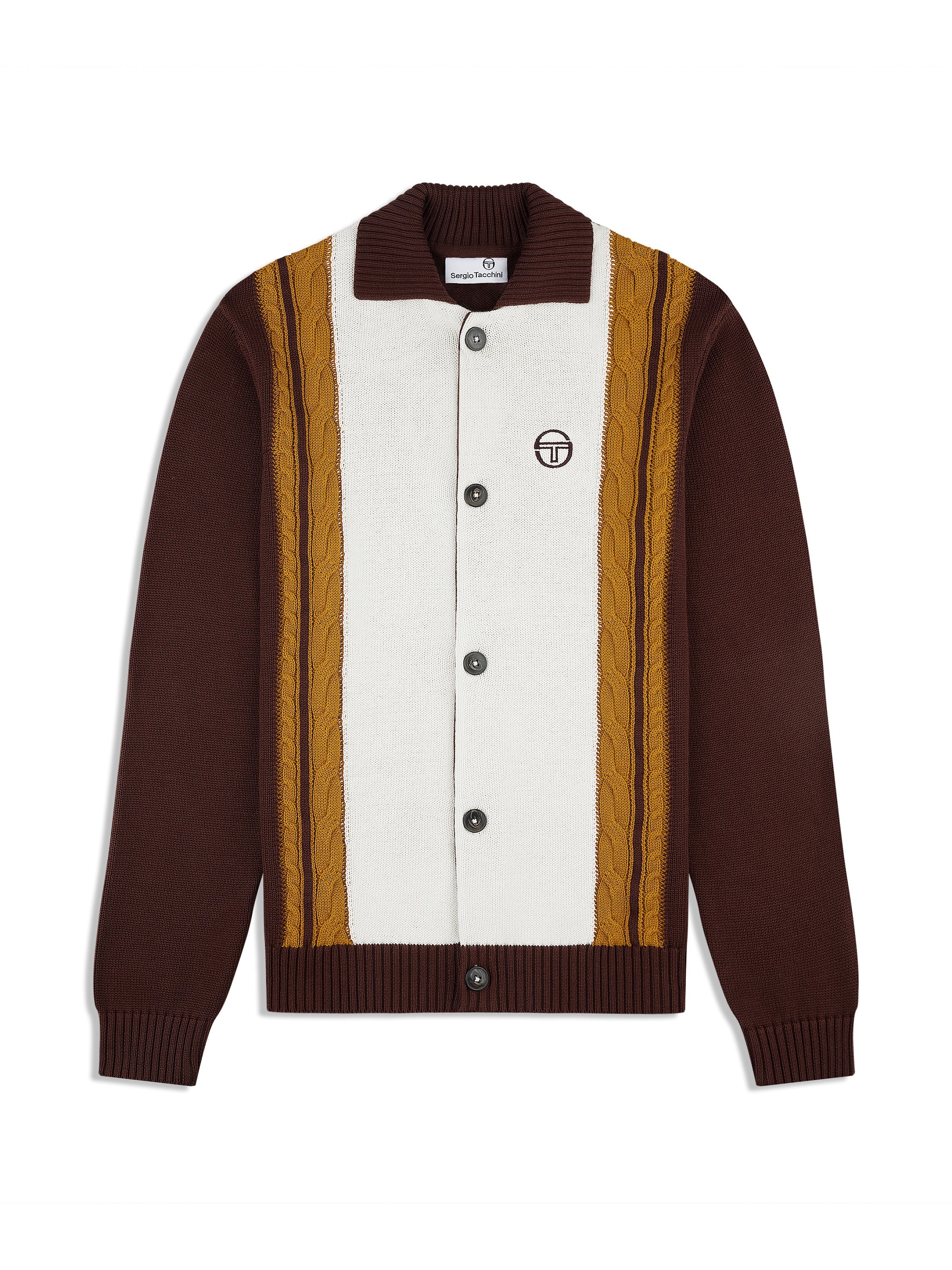 Bruni Knit Cardigan- Bitter Chocolate