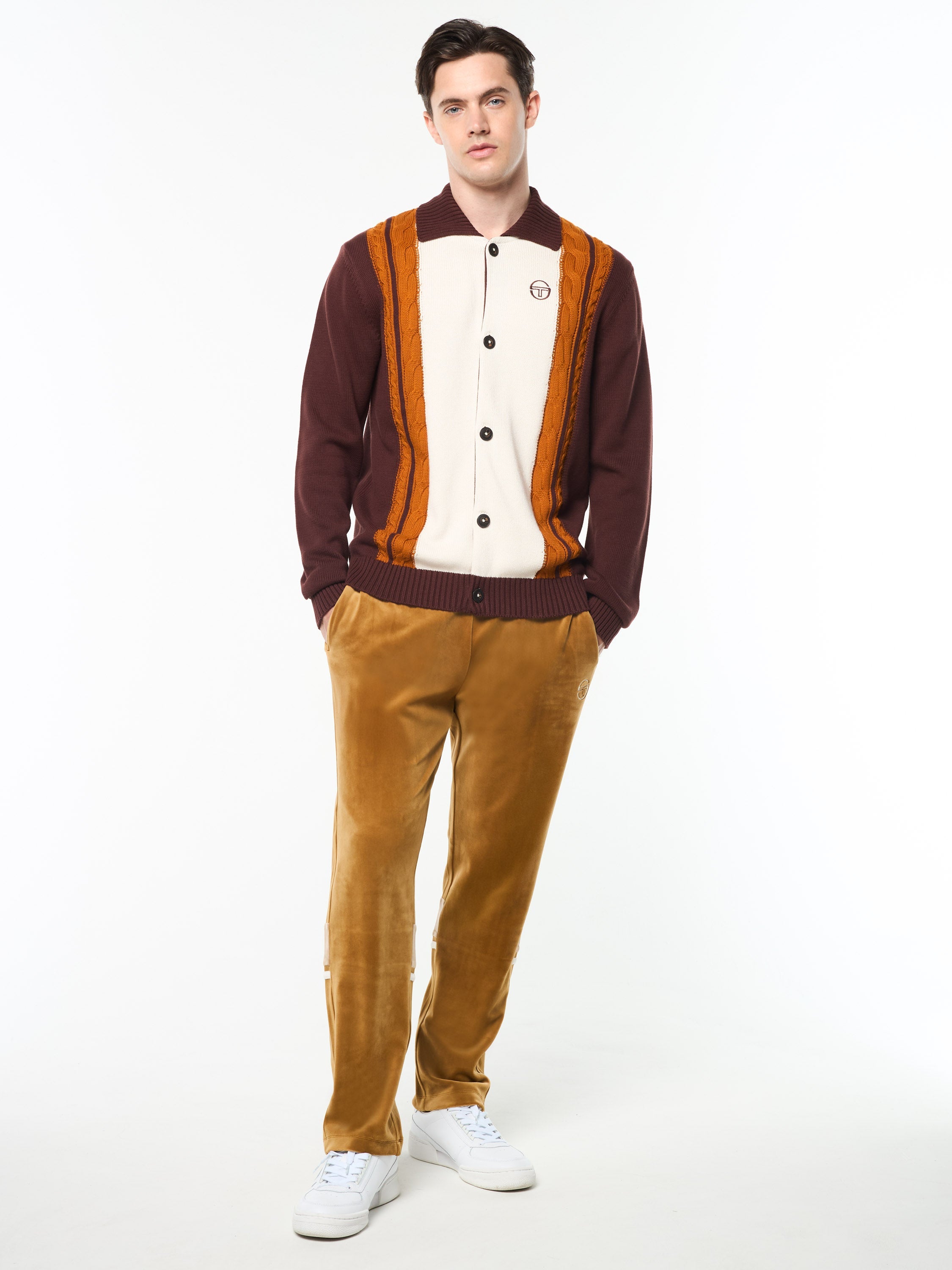 Bruni Knit Cardigan- Bitter Chocolate