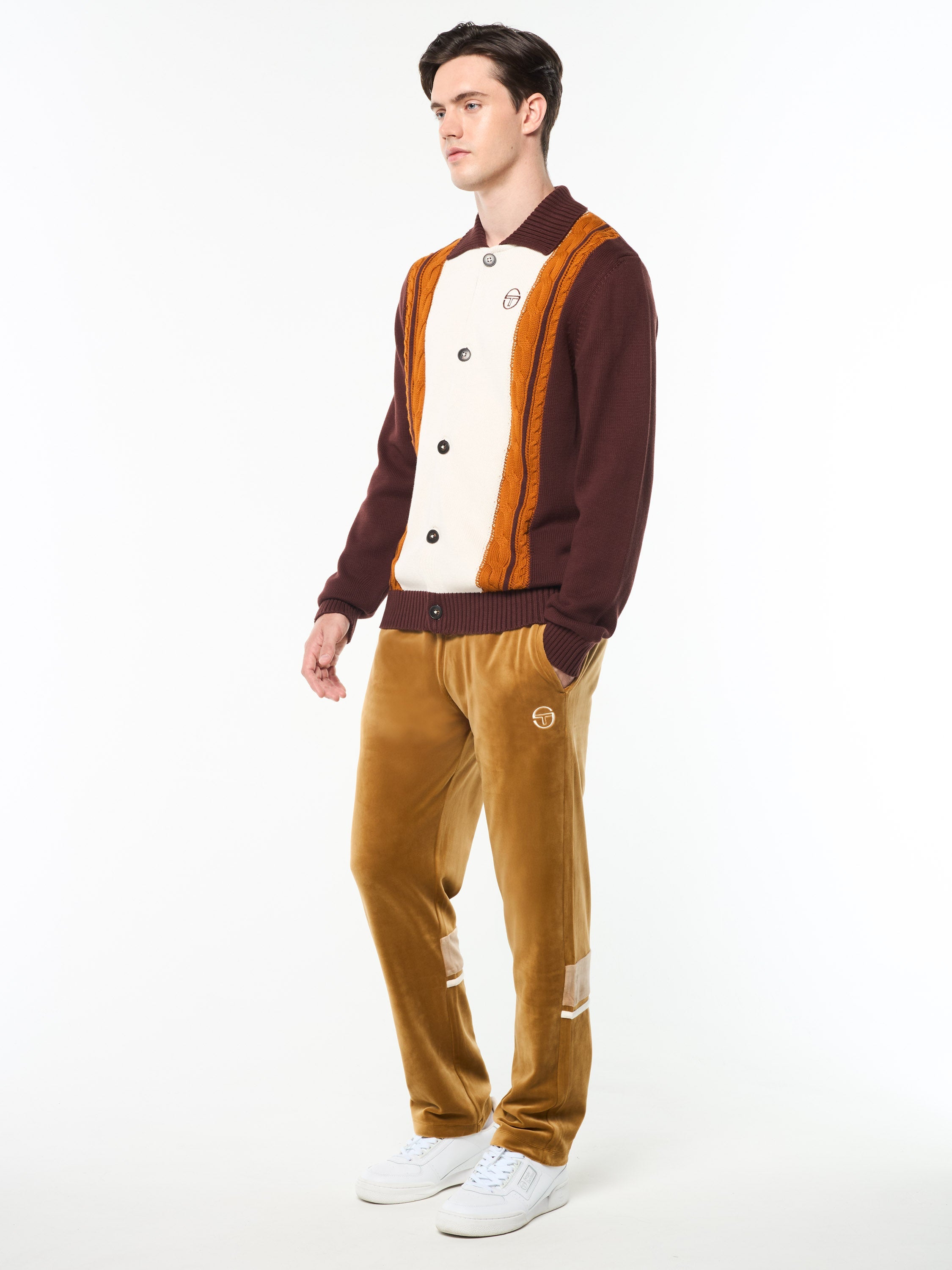Bruni Knit Cardigan- Bitter Chocolate