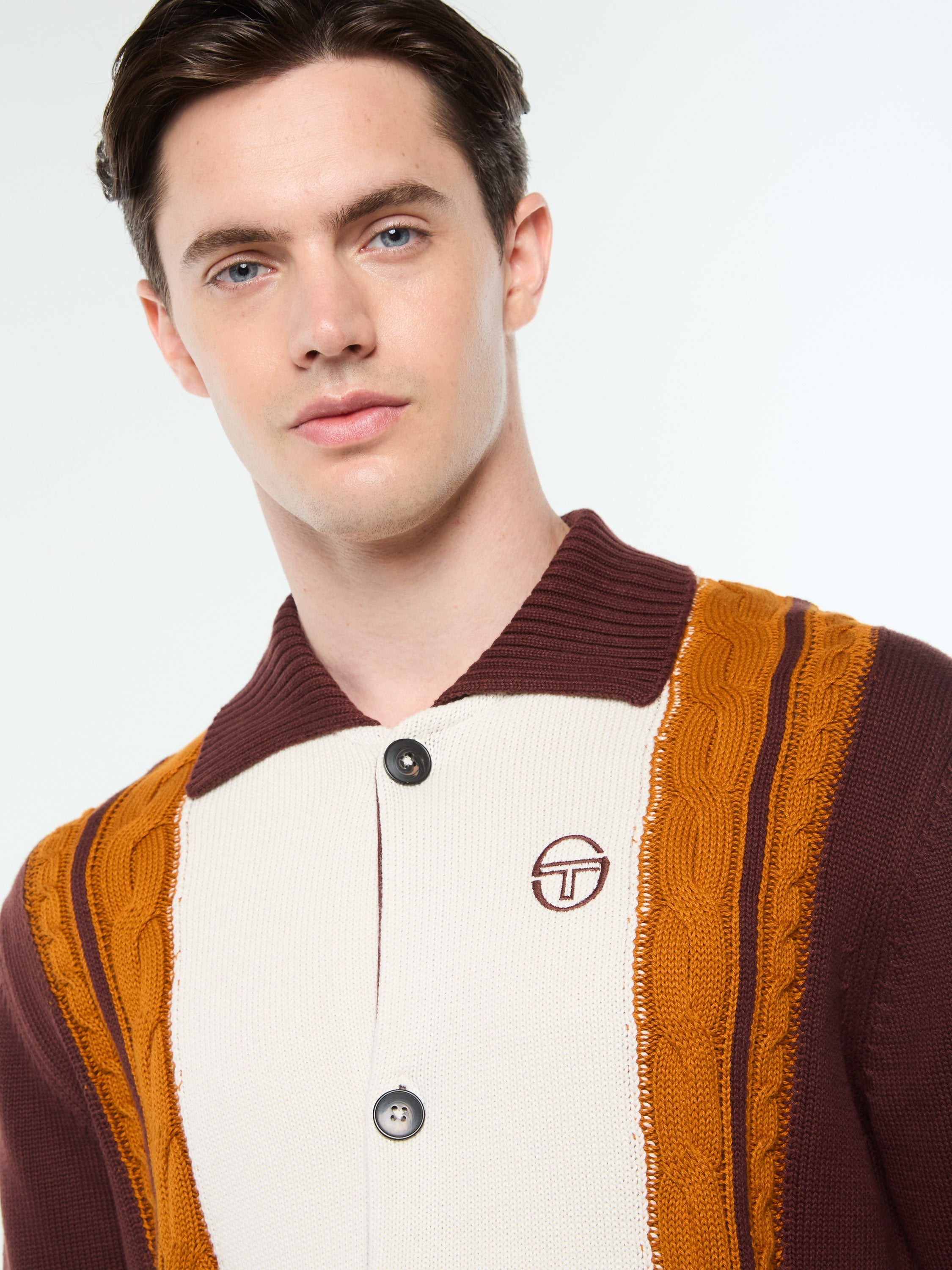 Bruni Knit Cardigan- Bitter Chocolate