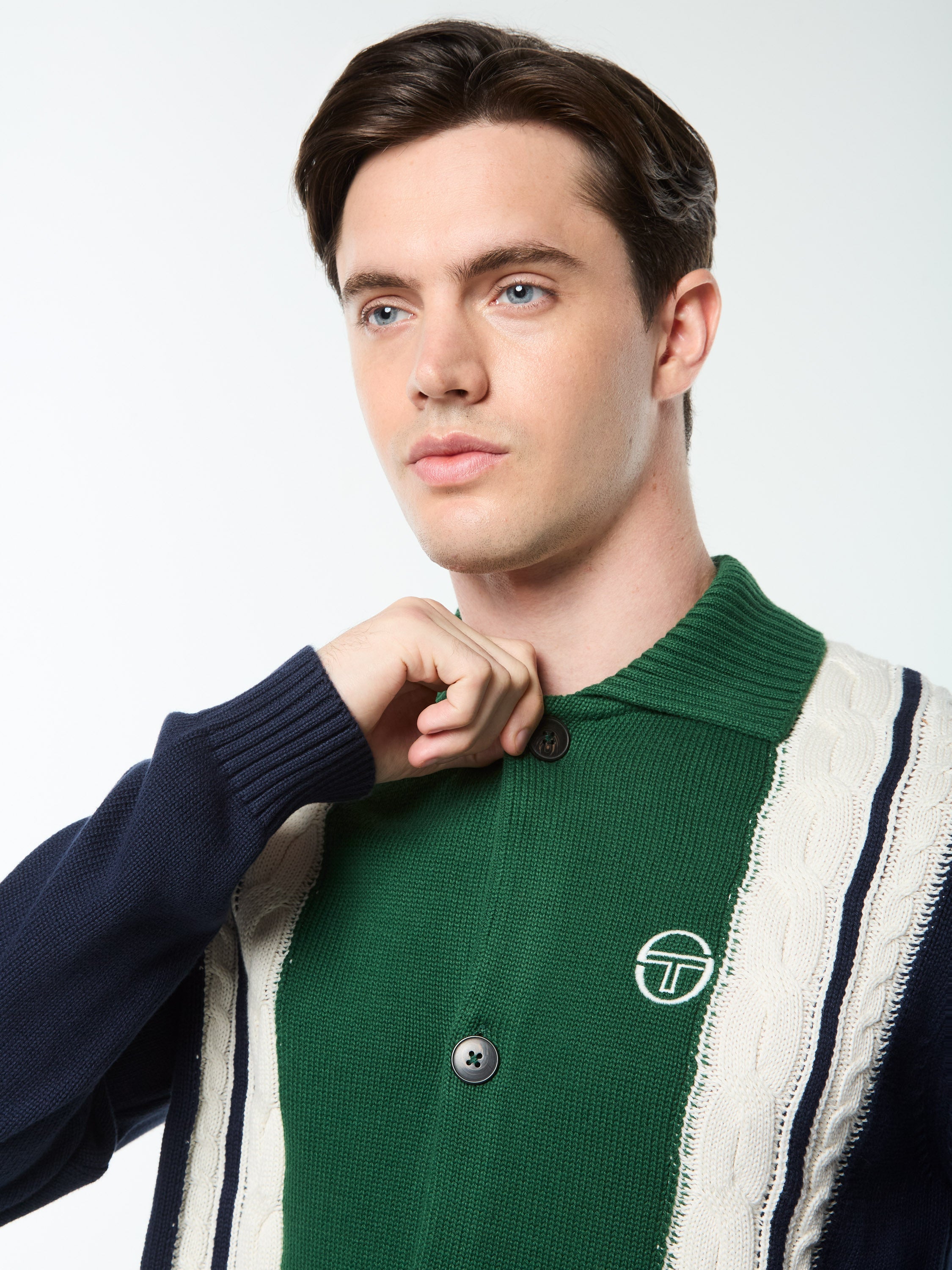 Bruni Knit Cardigan- Maritime Blue