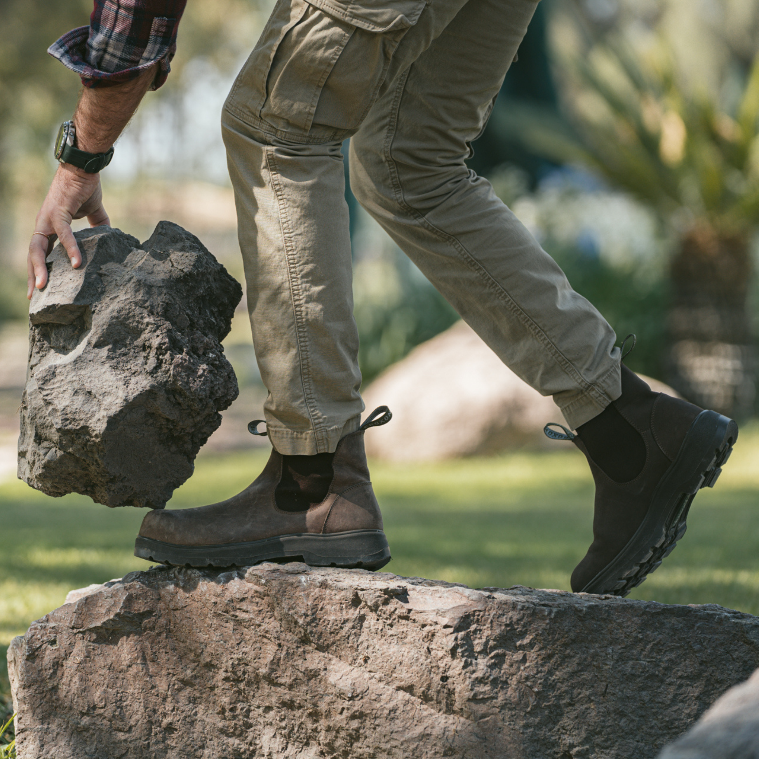 COMPOSITE TOE RAINIER CHELSEA WORK BOOT TOBACCO