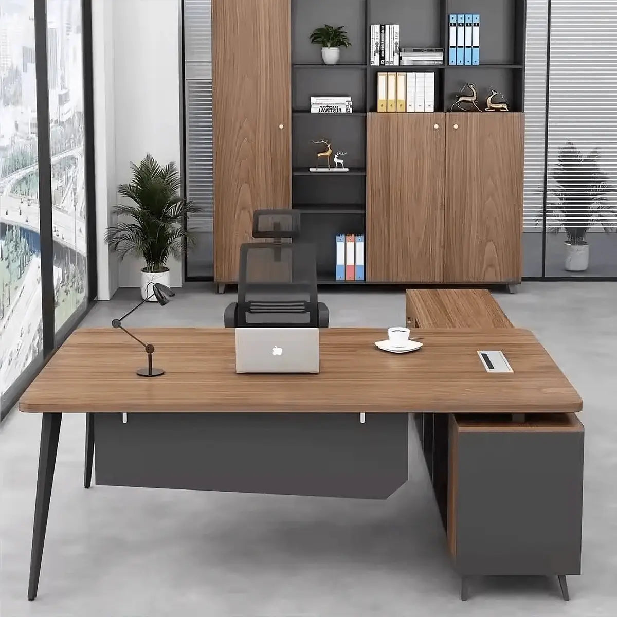 Caelum · Modern L-Shaped Desk