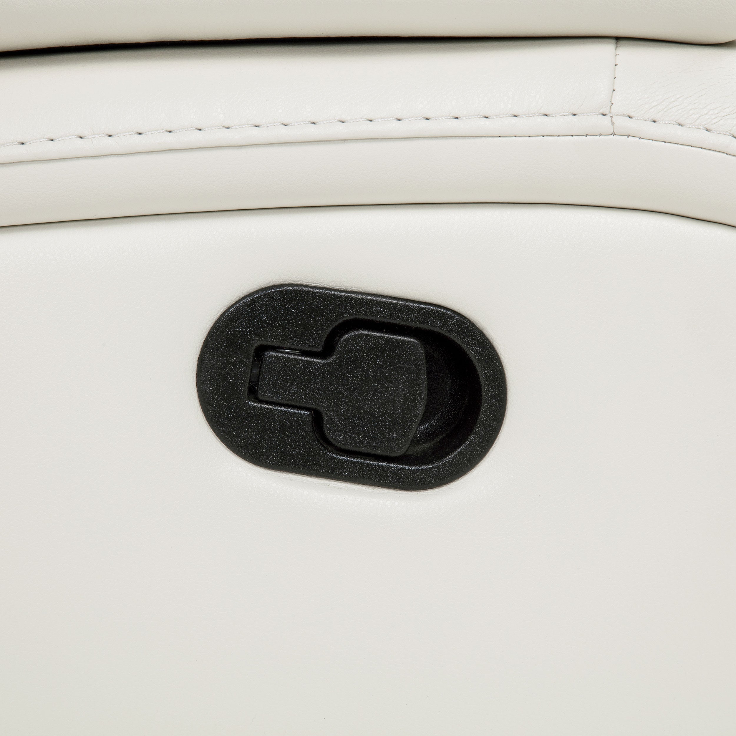 Camila Upholstered Motion Reclining Sofa White