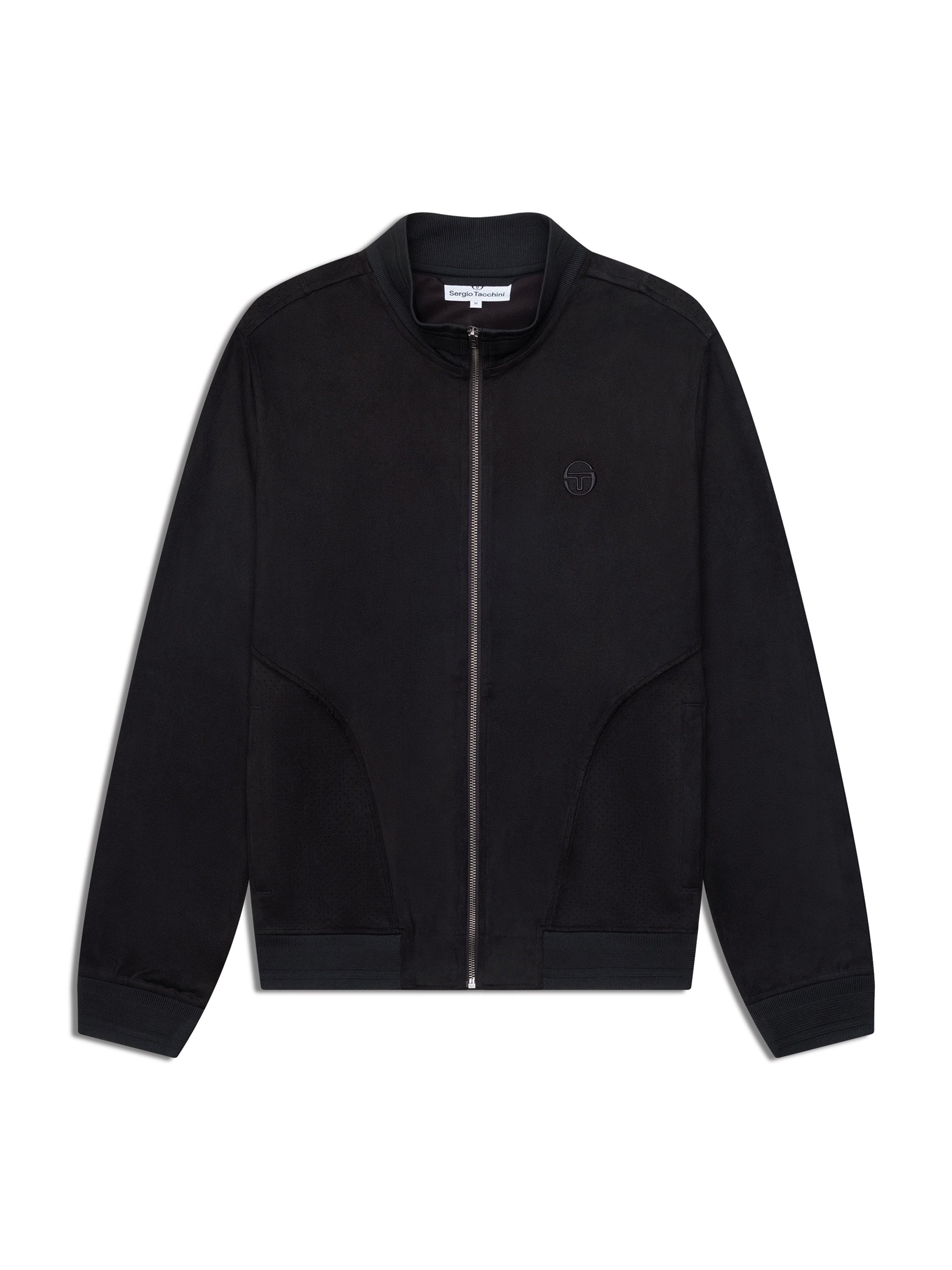 Camoscio Track Jacket- Black Beauty