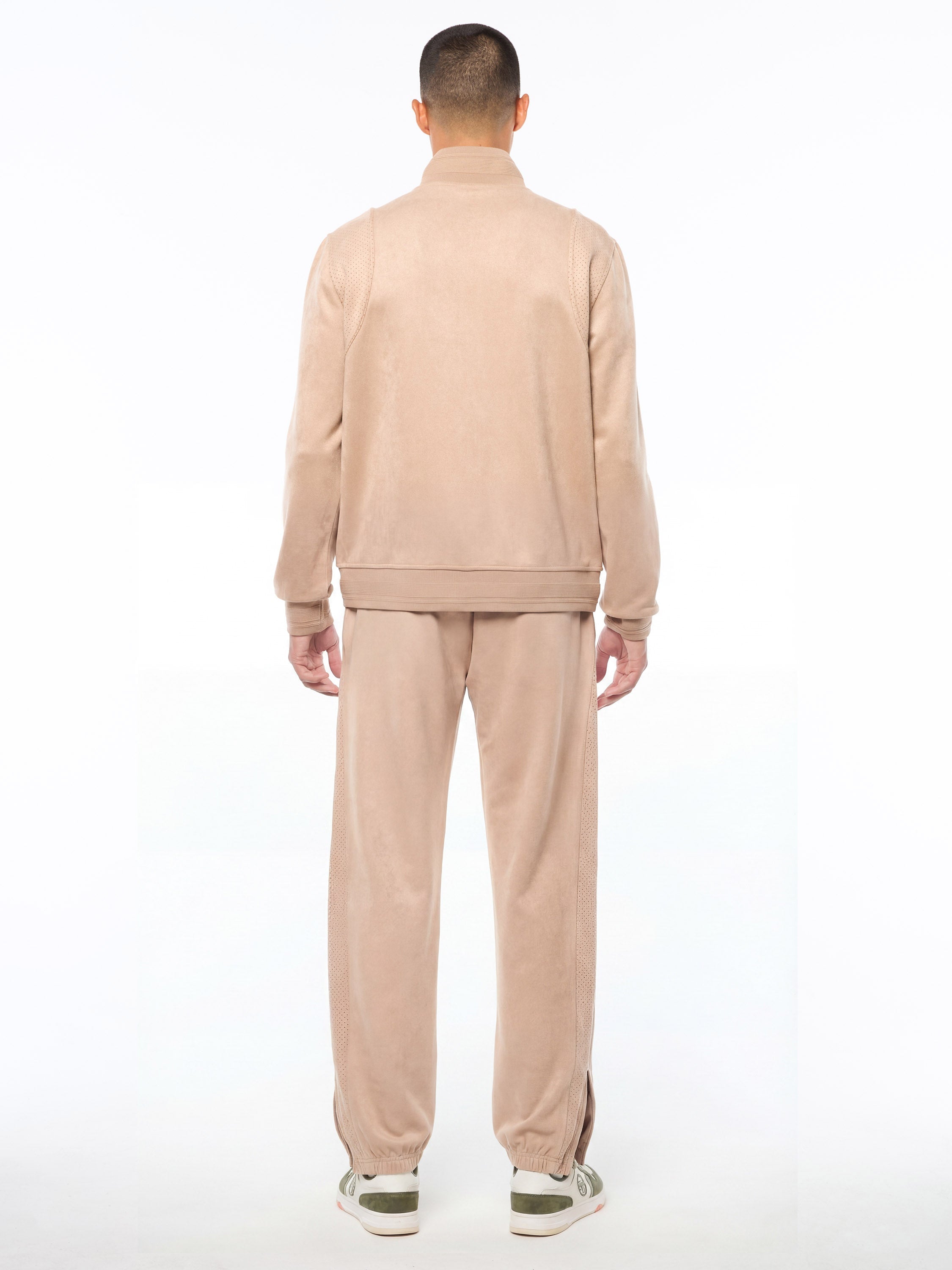 Camoscio Track Jacket- Humus