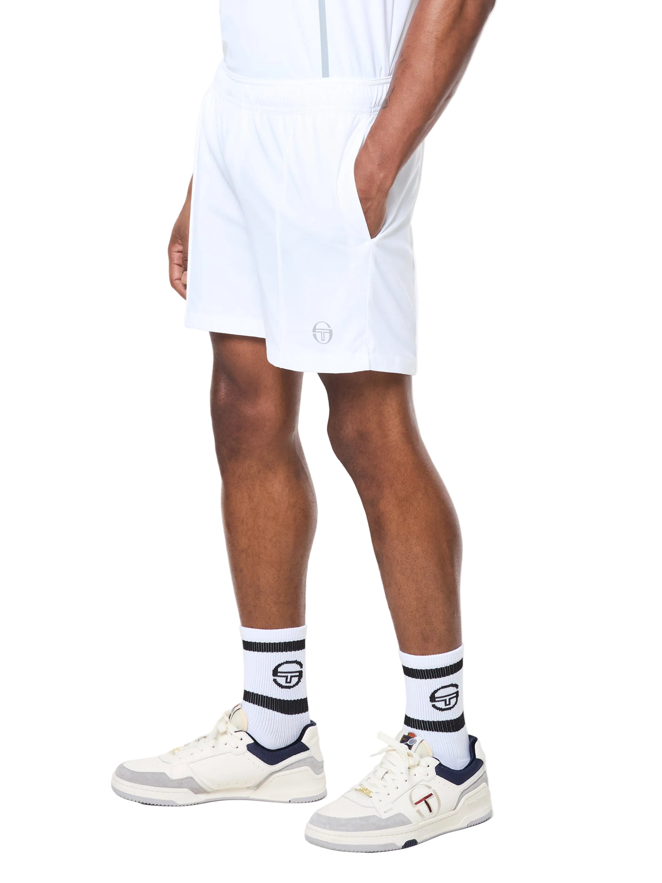 Campo Court Short- Brilliant White