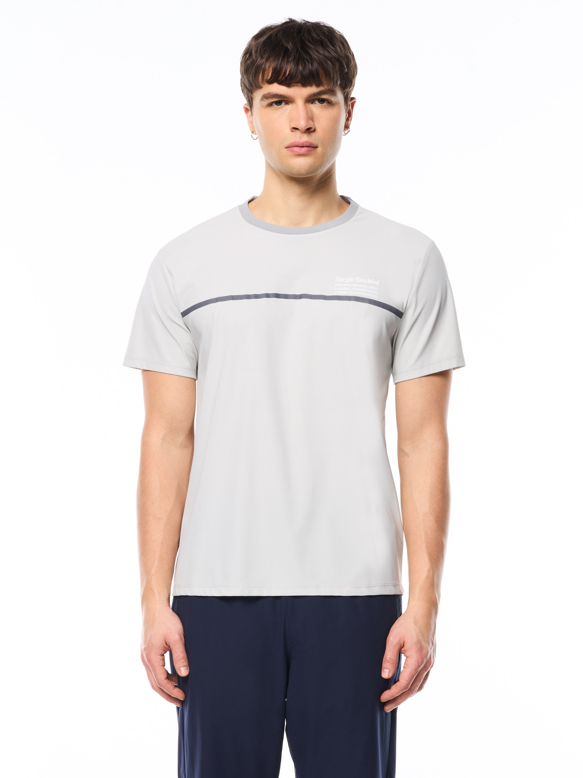 Campo Court T-Shirt- Quiet Grey