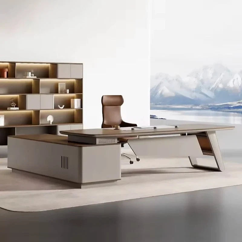 Canmore · Modern L-Shaped Executive Desk