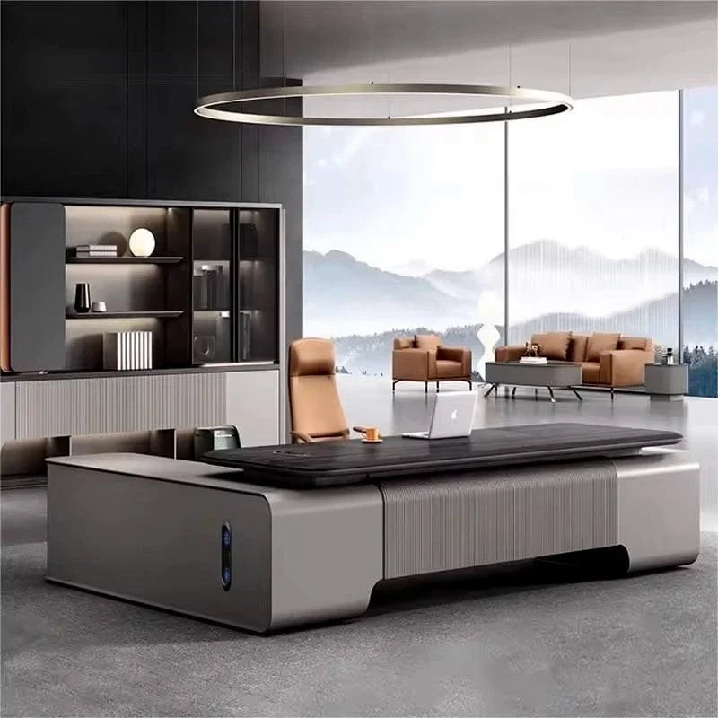 Canon · Modern L-Shaped Executive Desk