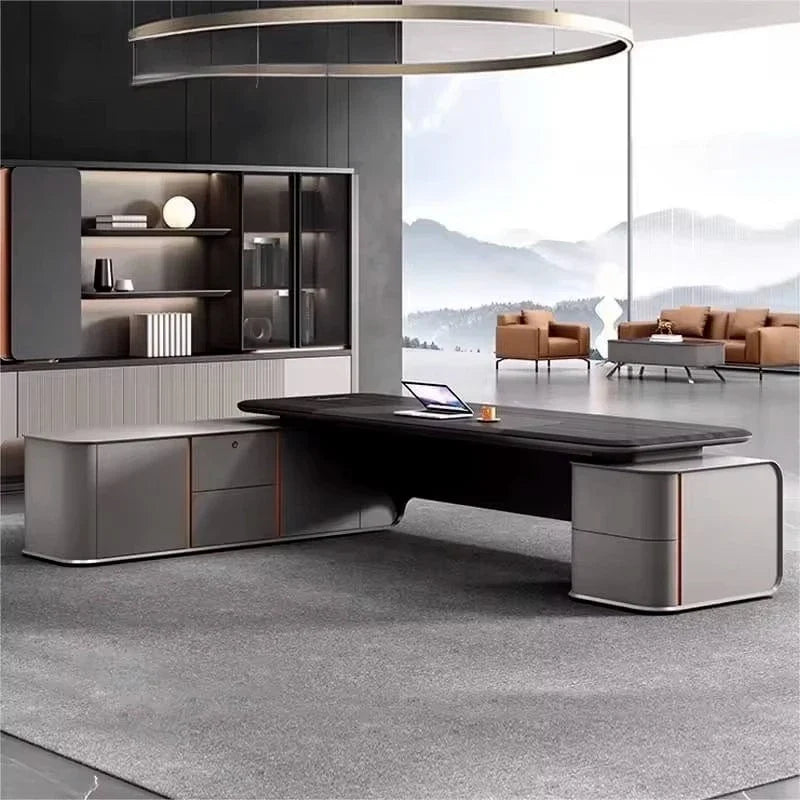 Canon · Modern L-Shaped Executive Desk