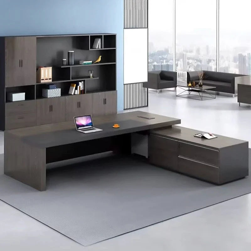 Carlaw · Modern L-Shaped Executive Desk