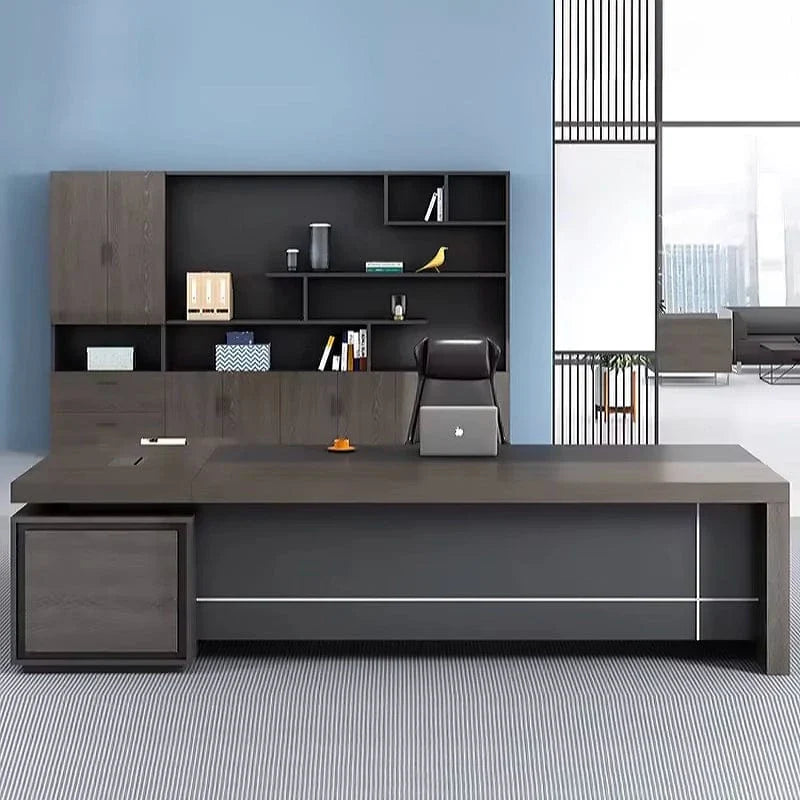 Carlaw · Modern L-Shaped Executive Desk
