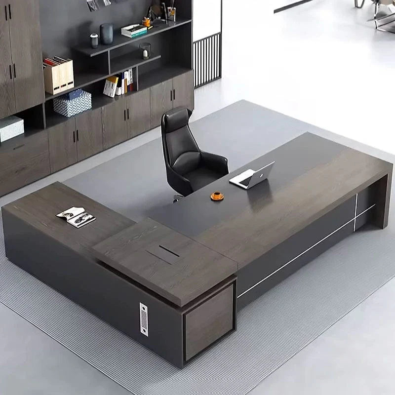 Carlaw · Modern L-Shaped Executive Desk