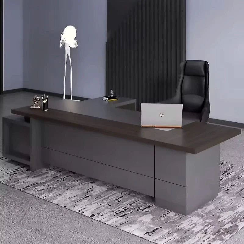 Carwin · Modern L-Shaped Executive Desk