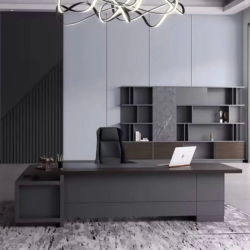 Carwin · Modern L-Shaped Executive Desk