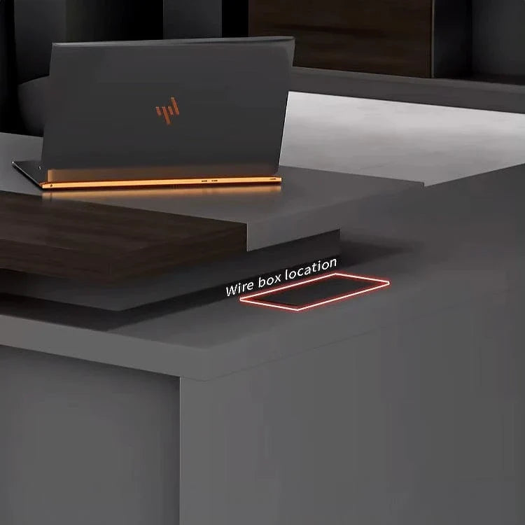 Carwin · Modern L-Shaped Executive Desk