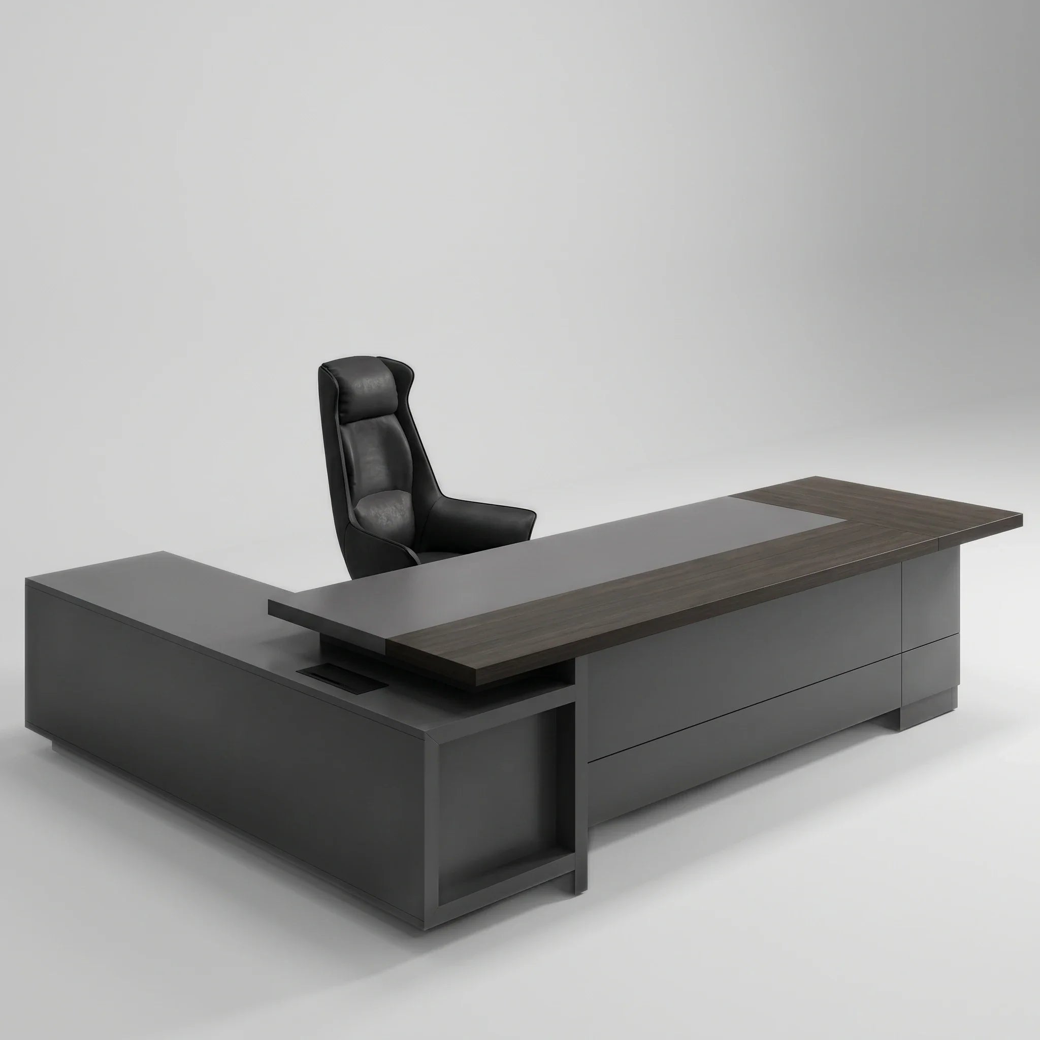 Carwin · Modern L-Shaped Executive Desk