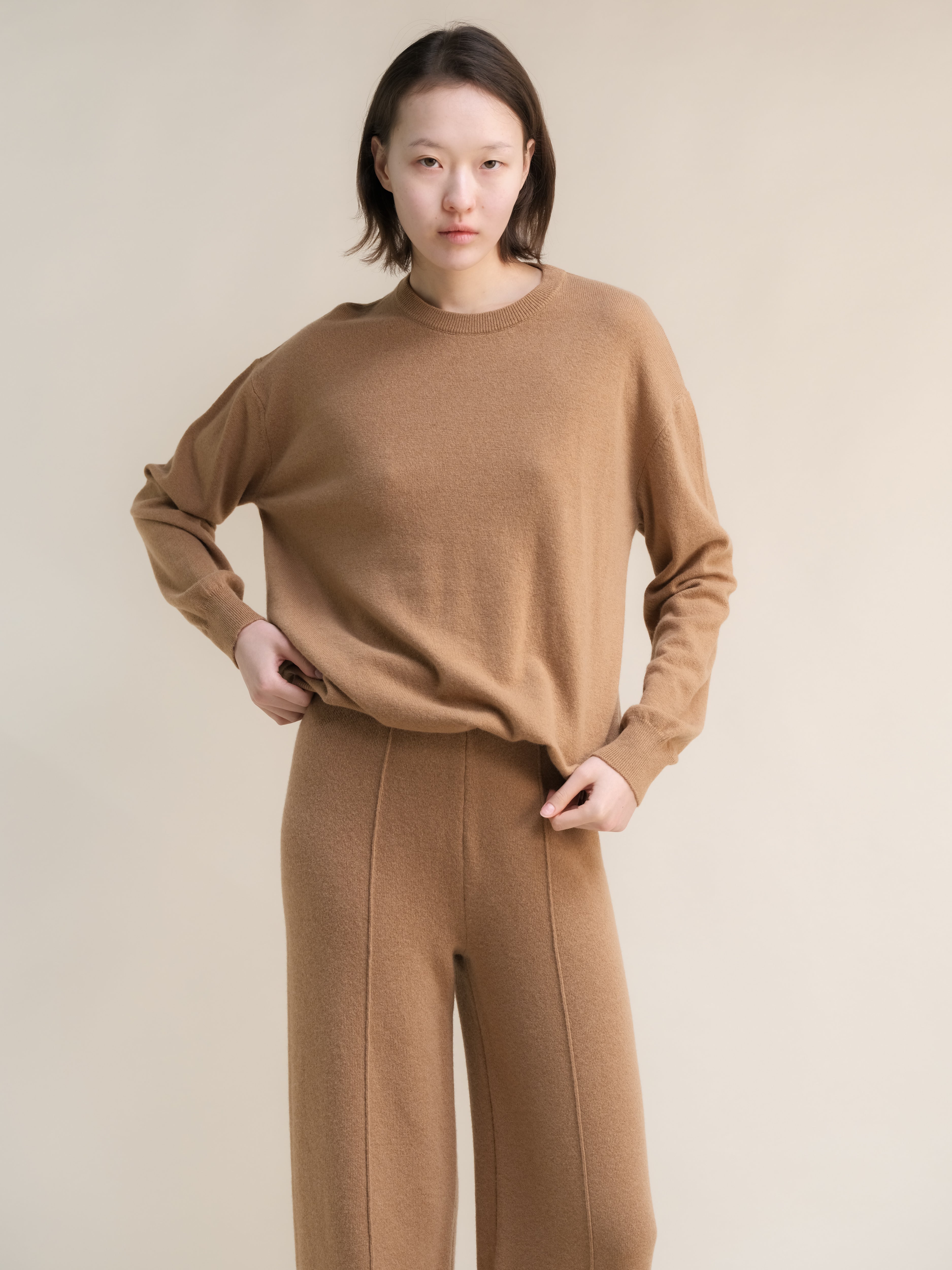 Cashmere Mix Crewneck Sweater