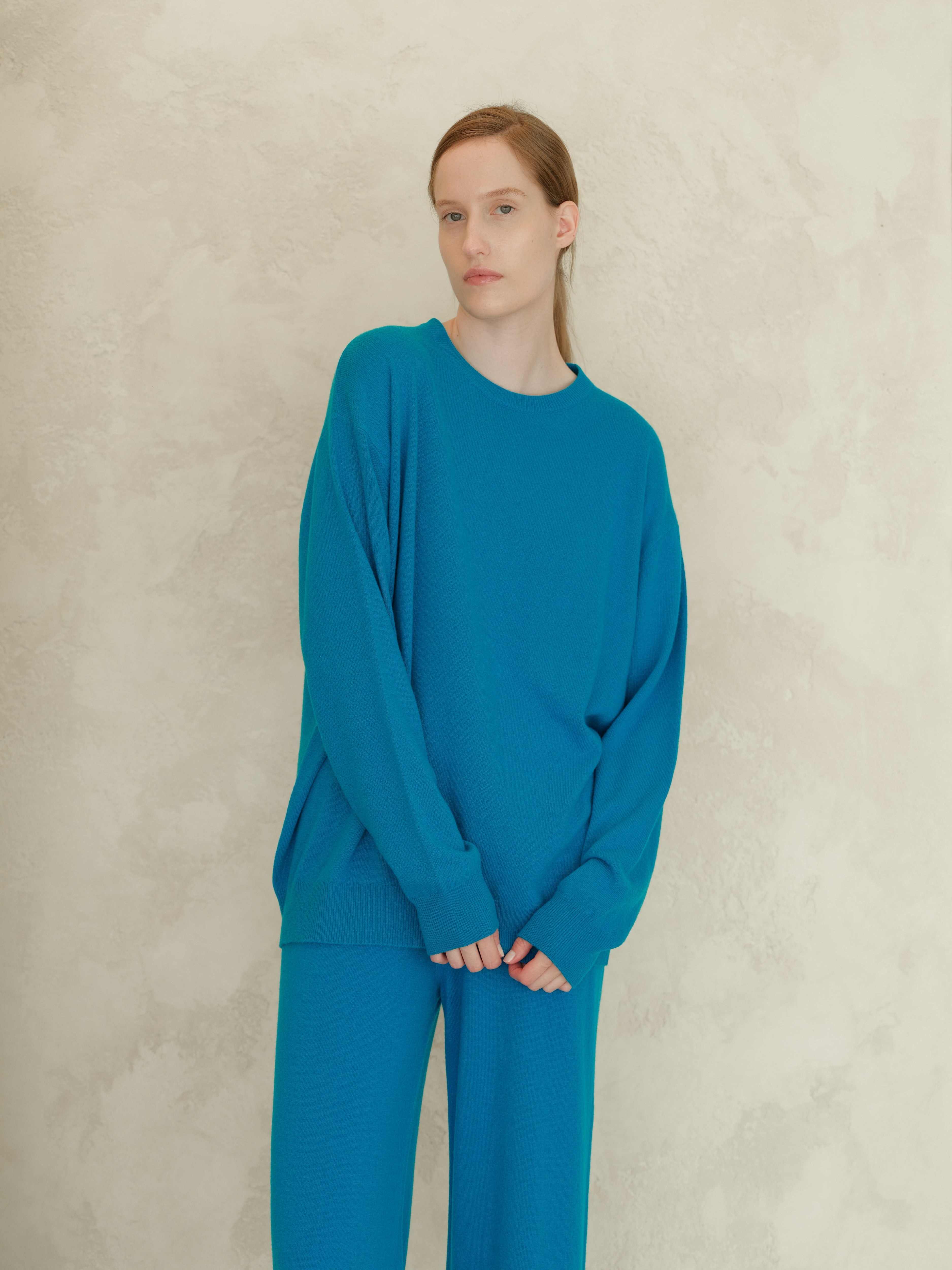 Cashmere Mix Crewneck Sweater