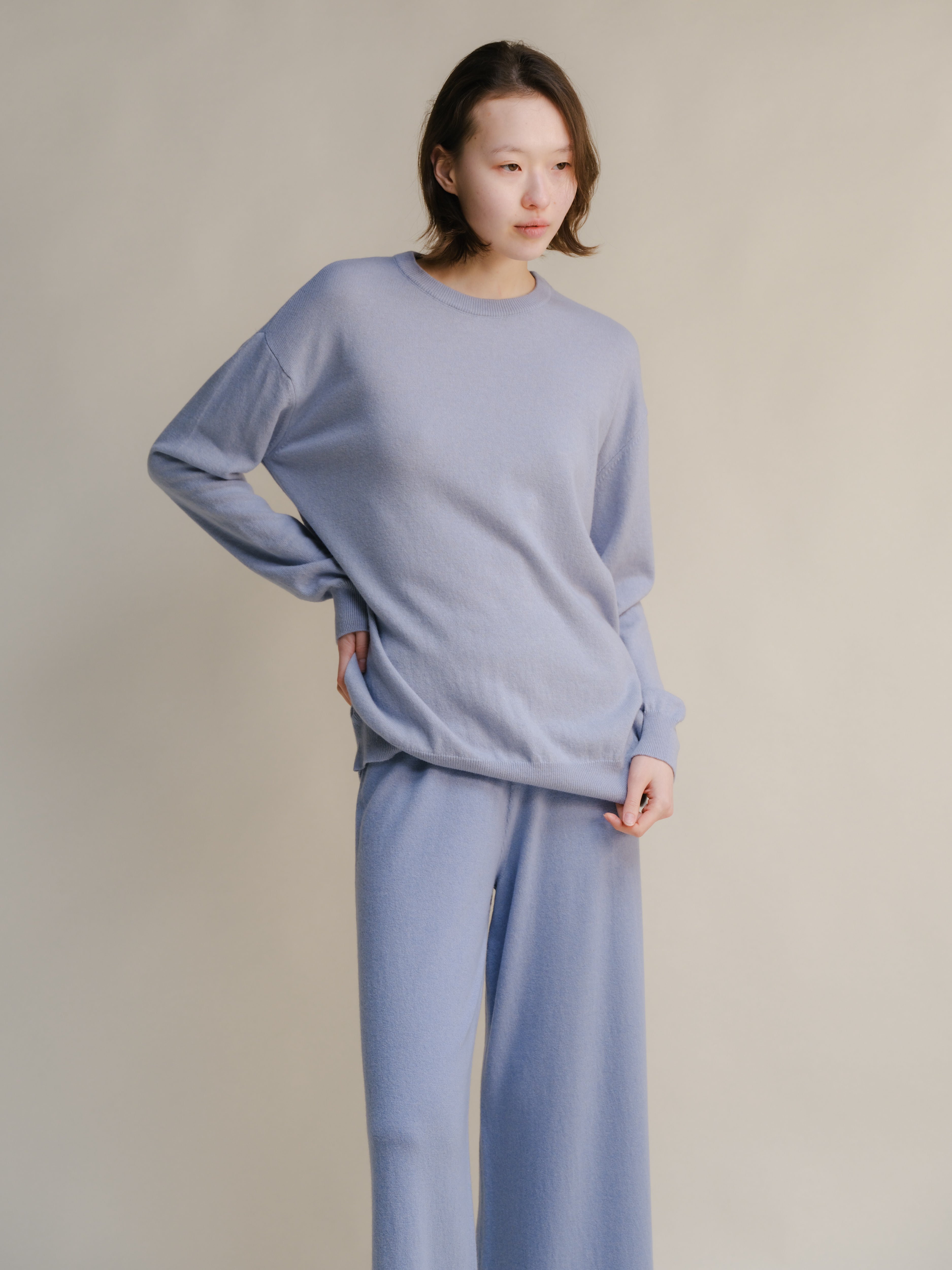 Cashmere Mix Crewneck Sweater
