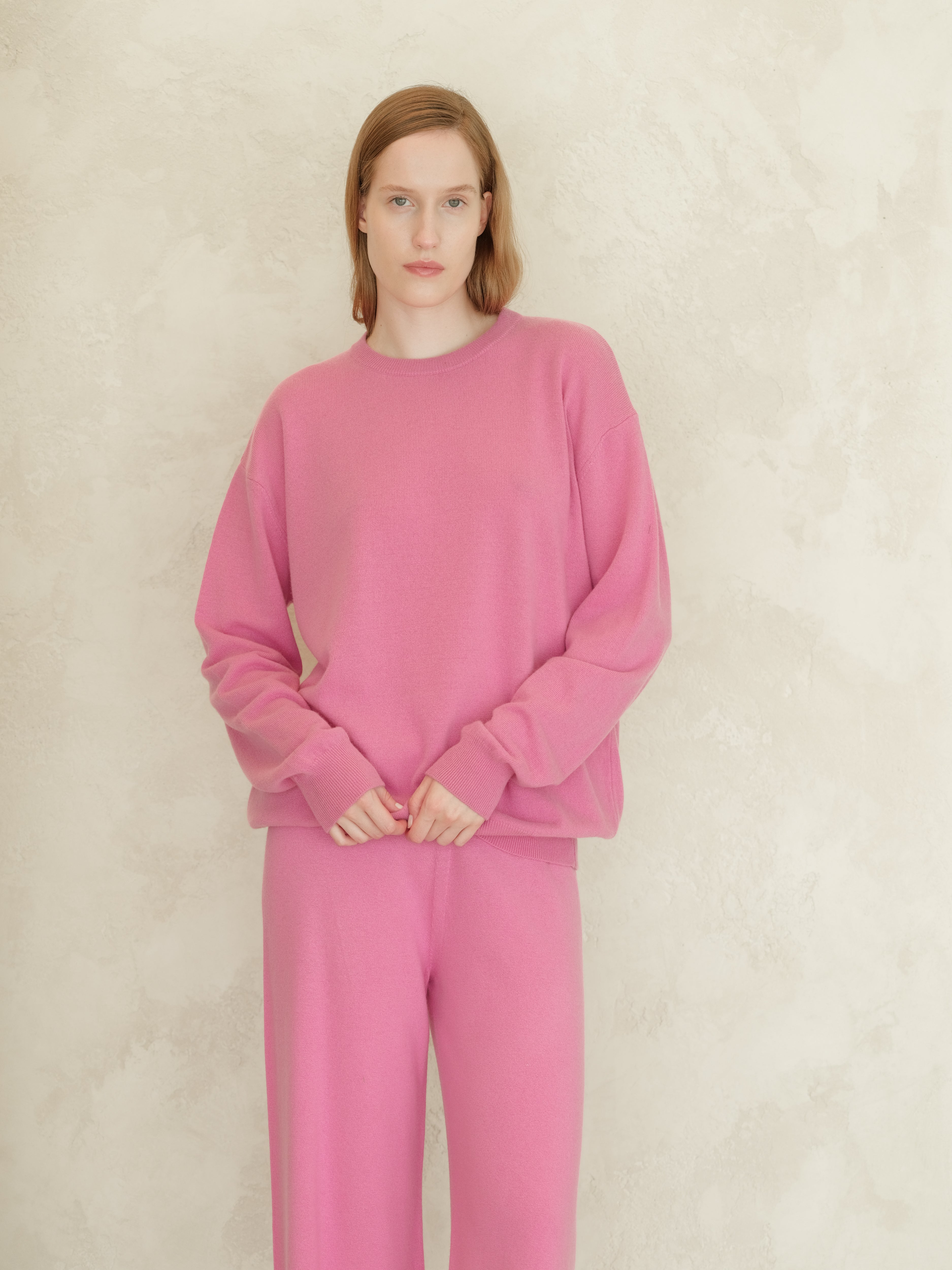 Cashmere Mix Crewneck Sweater