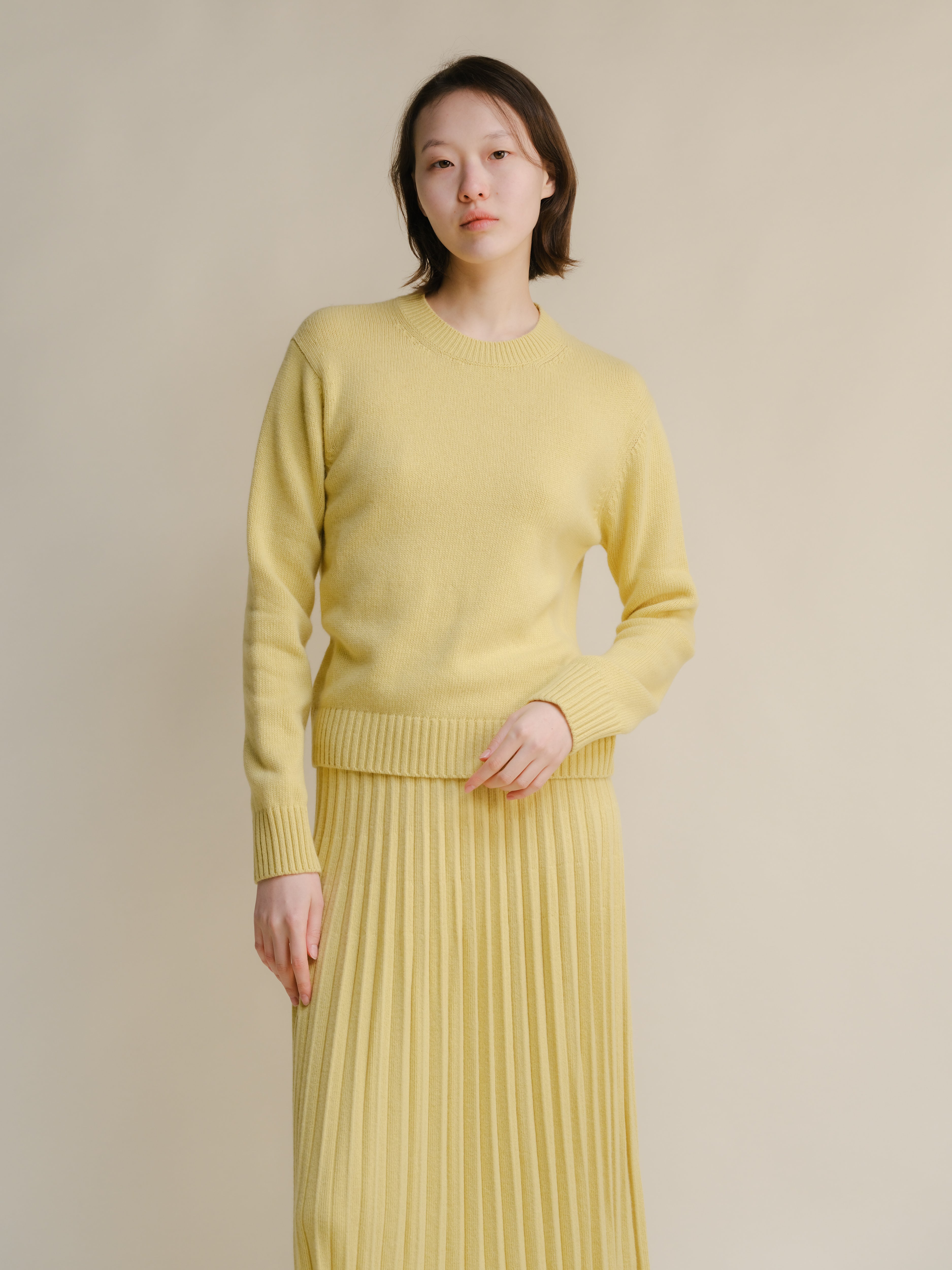 Cashmere Mix Crewneck Sweater