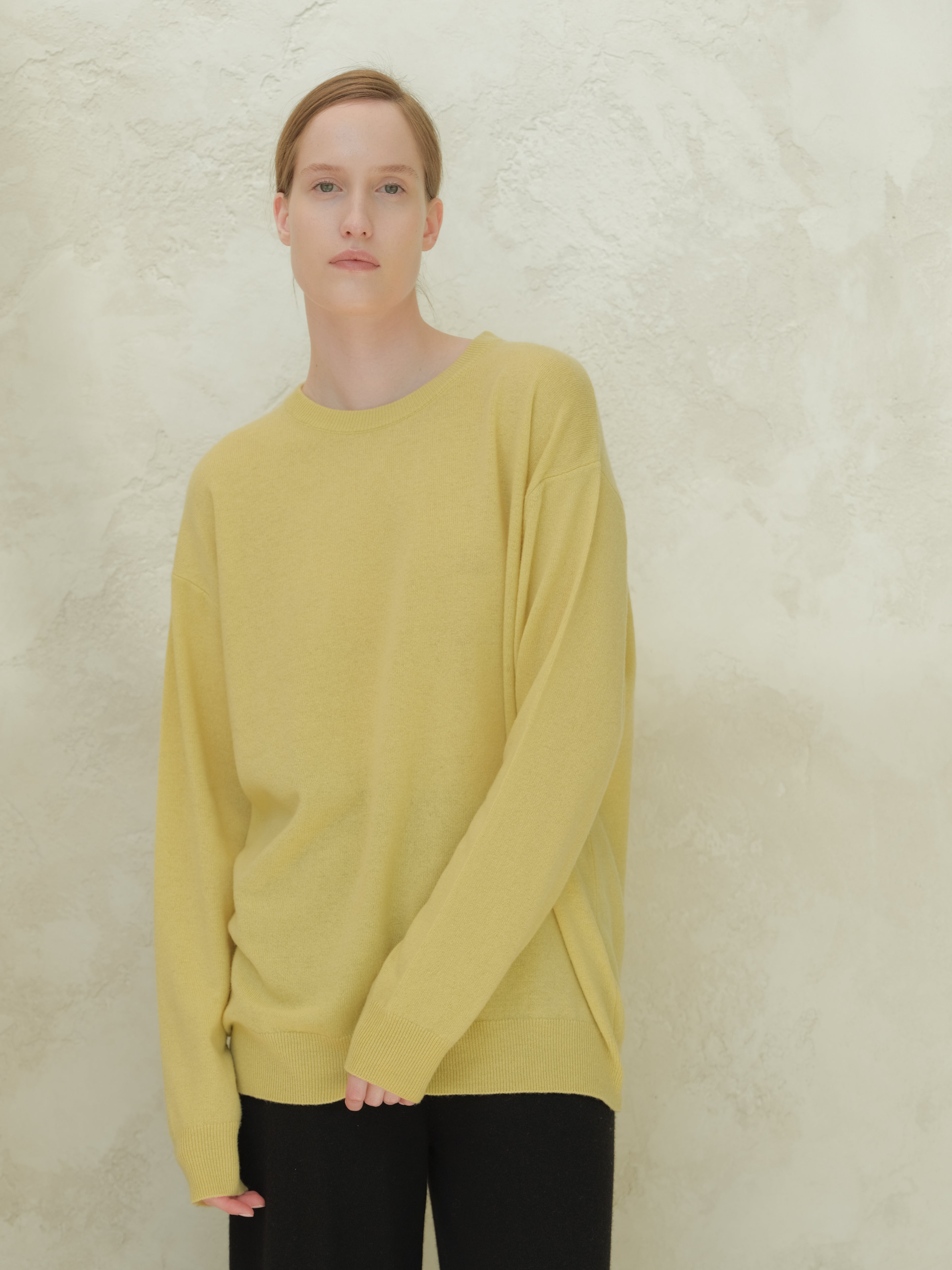 Cashmere Mix Crewneck Sweater