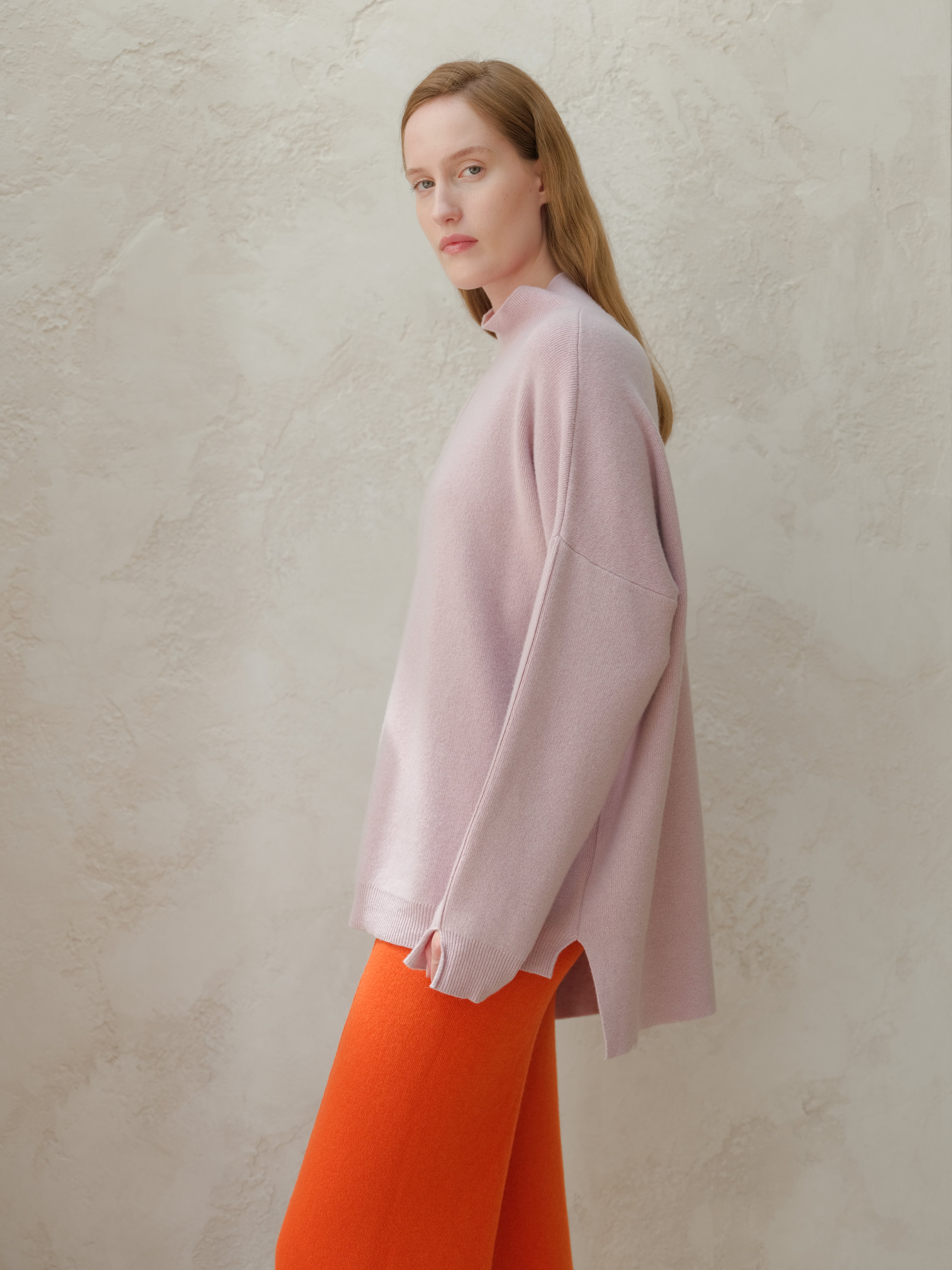 Cashmere Mix Maxi Turtleneck