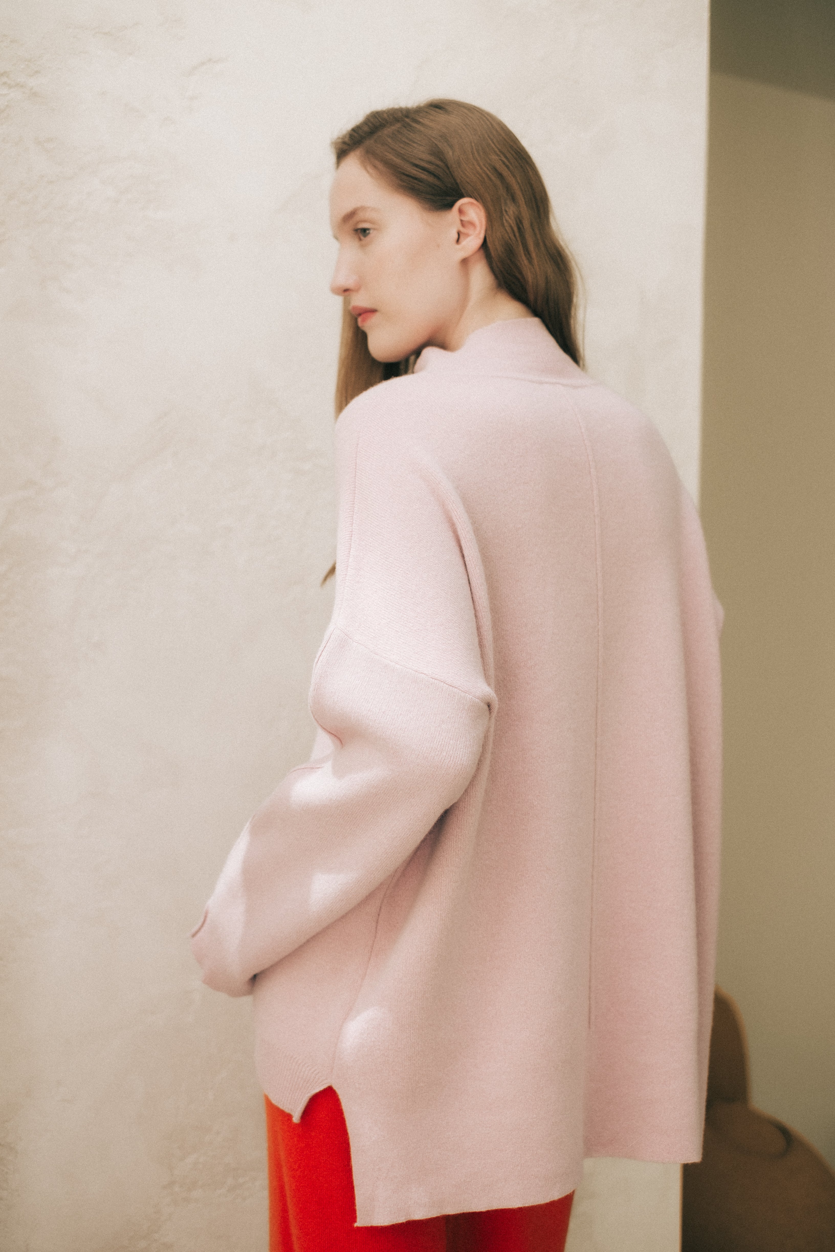 Cashmere Mix Maxi Turtleneck