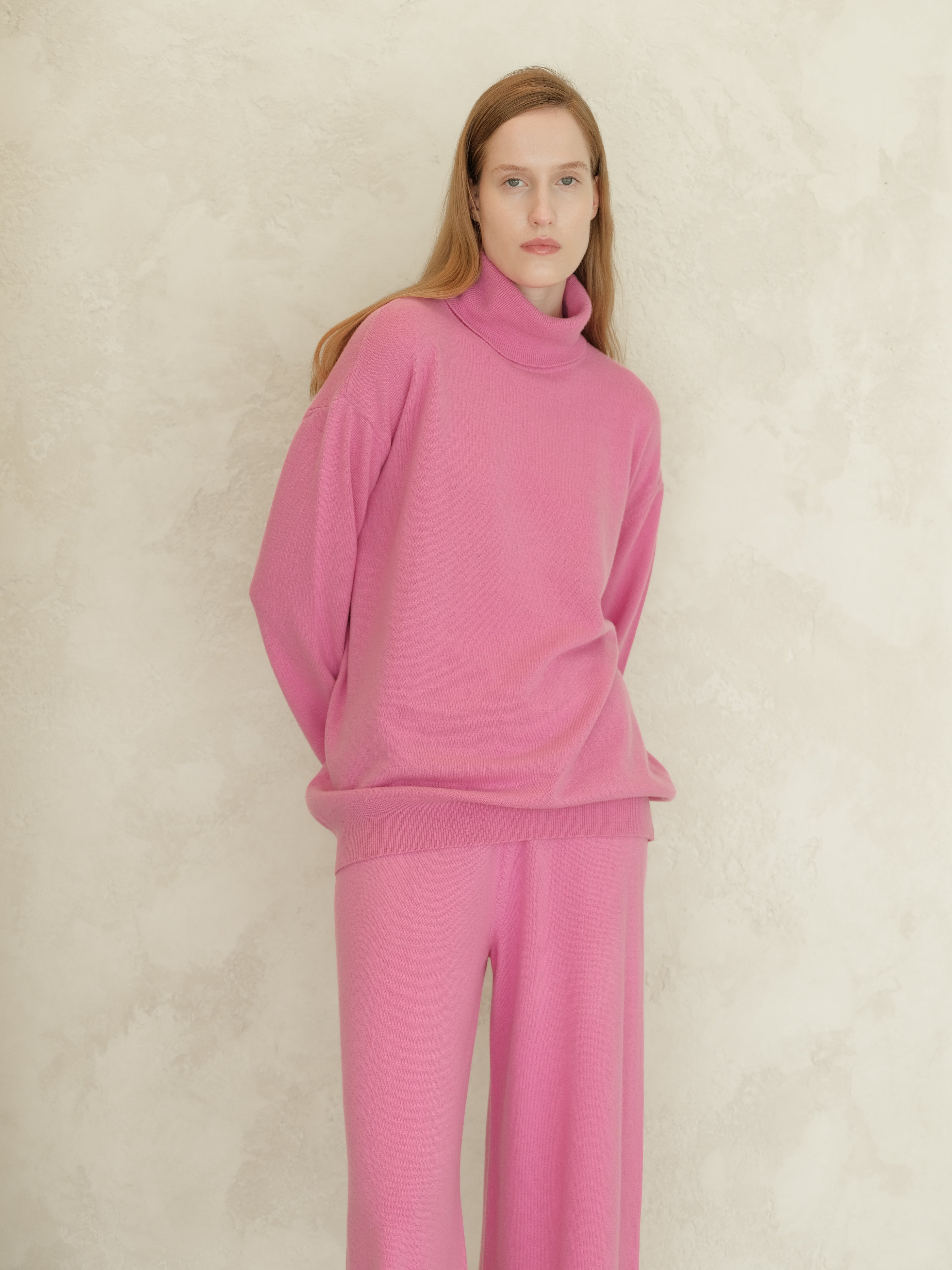 Cashmere Mix Turtleneck Sweater