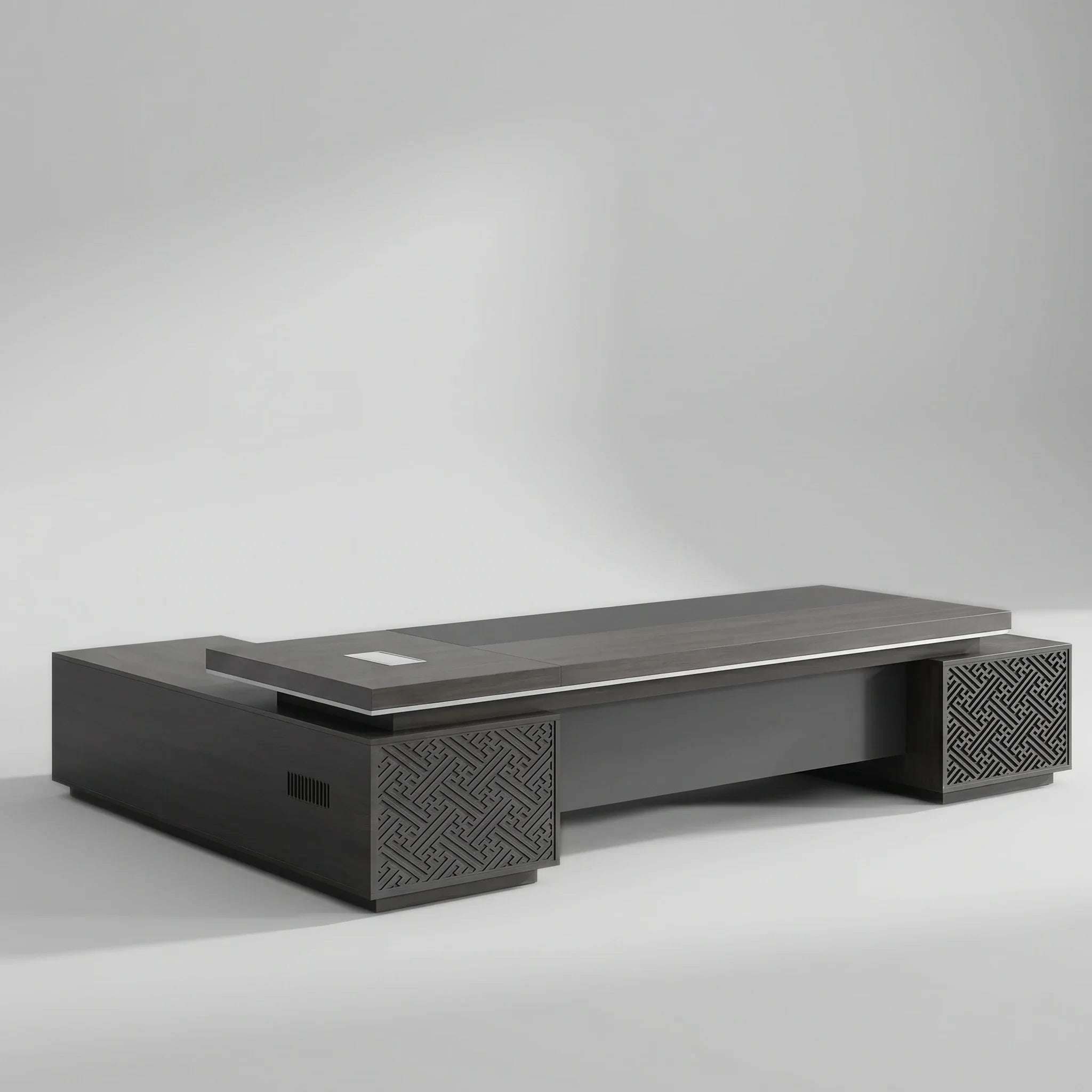 Caspian · Modern L-Shaped Executive Desk