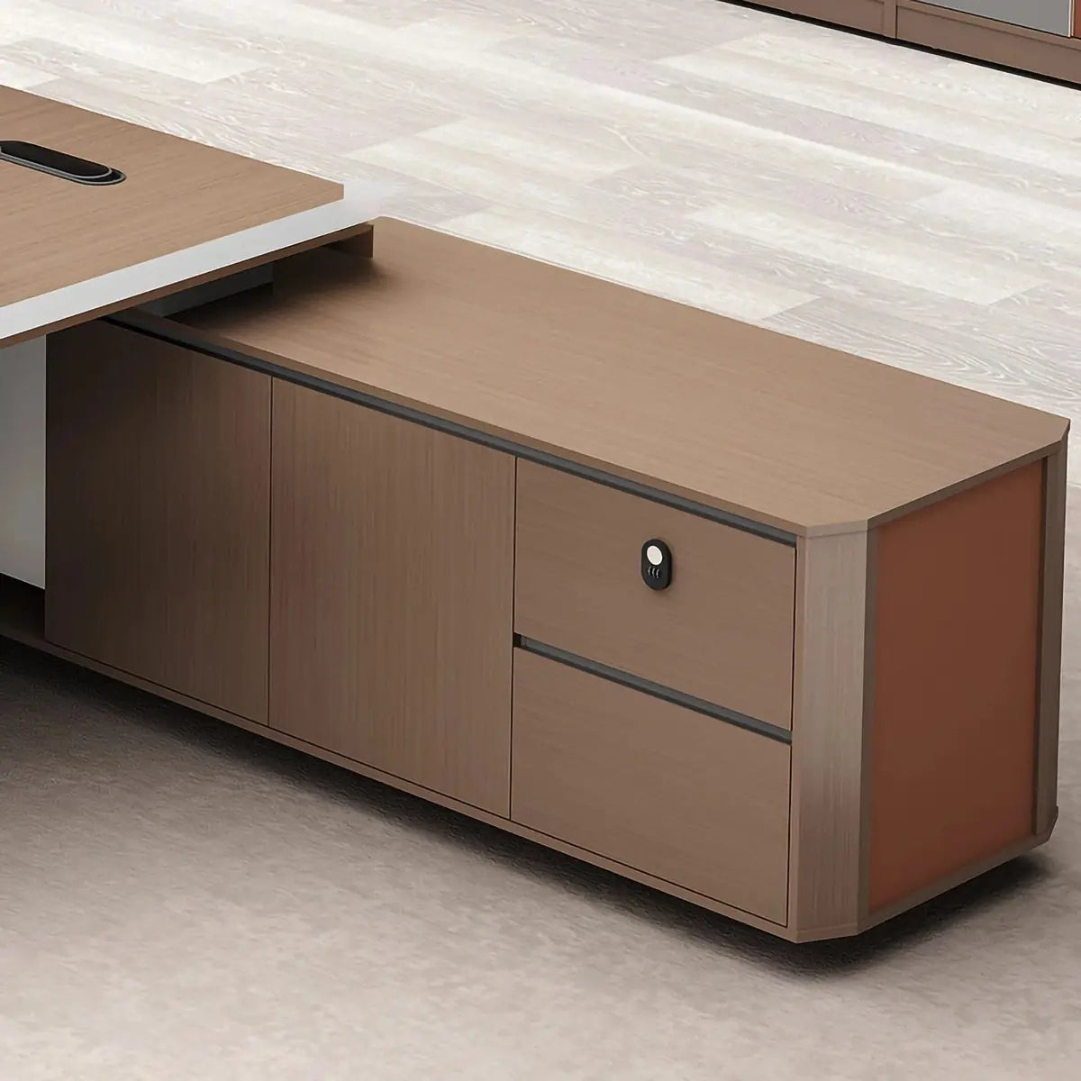 Cassel · Large L-Shaped Executive Desk