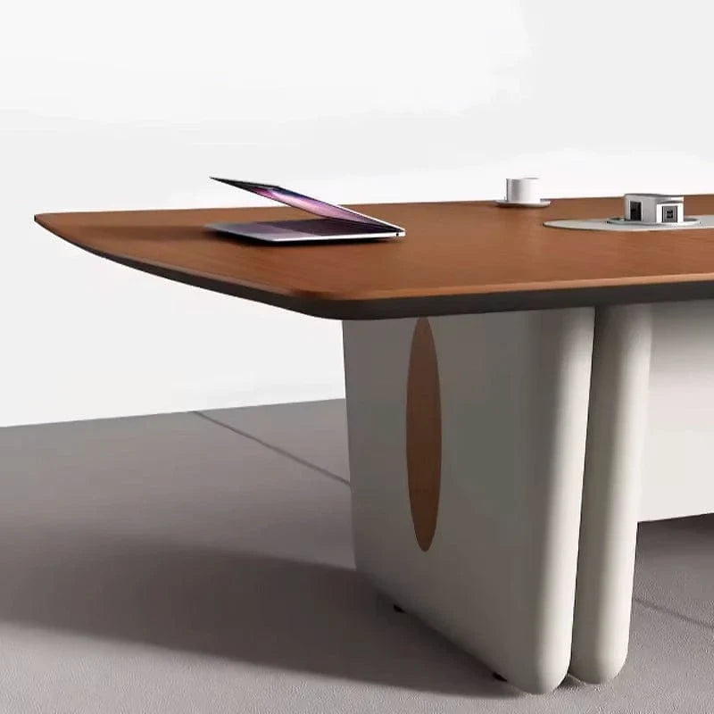 Caster · Modern L-Shaped Executive Desk