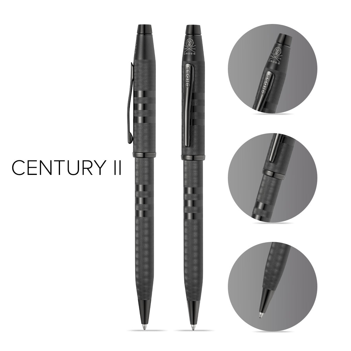 Century® II Midnight Black Ballpoint Pen