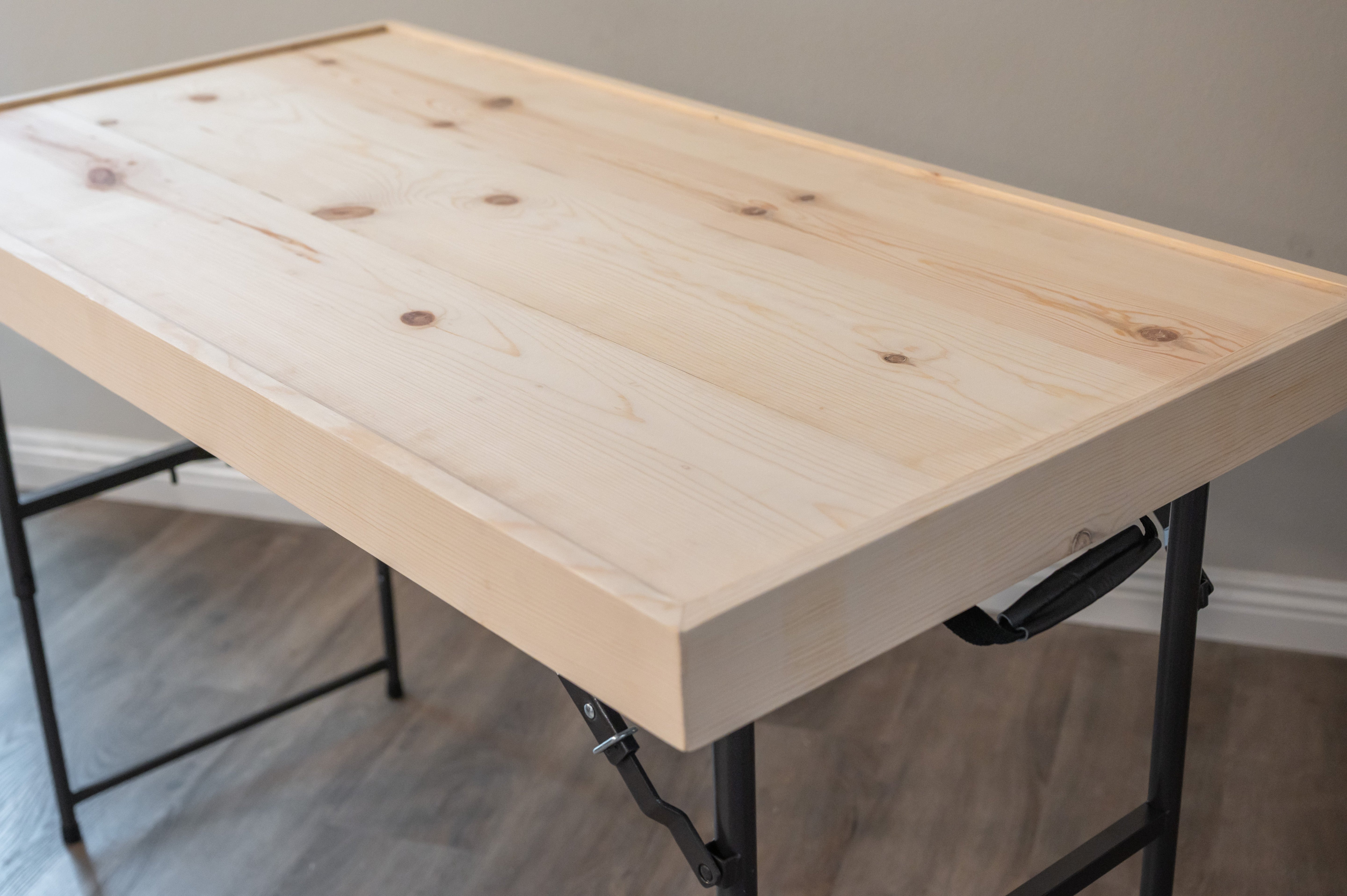 Charcuterie Board Table Topper for 4ft Folding Table, Wooden Grazing Display