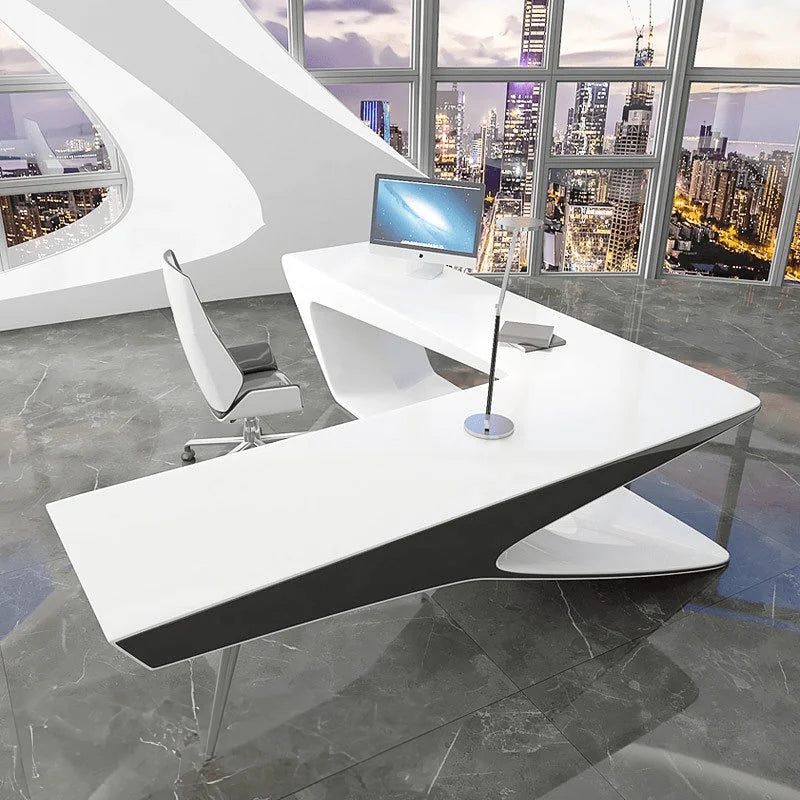Chevron · L-Shaped Executive Desk