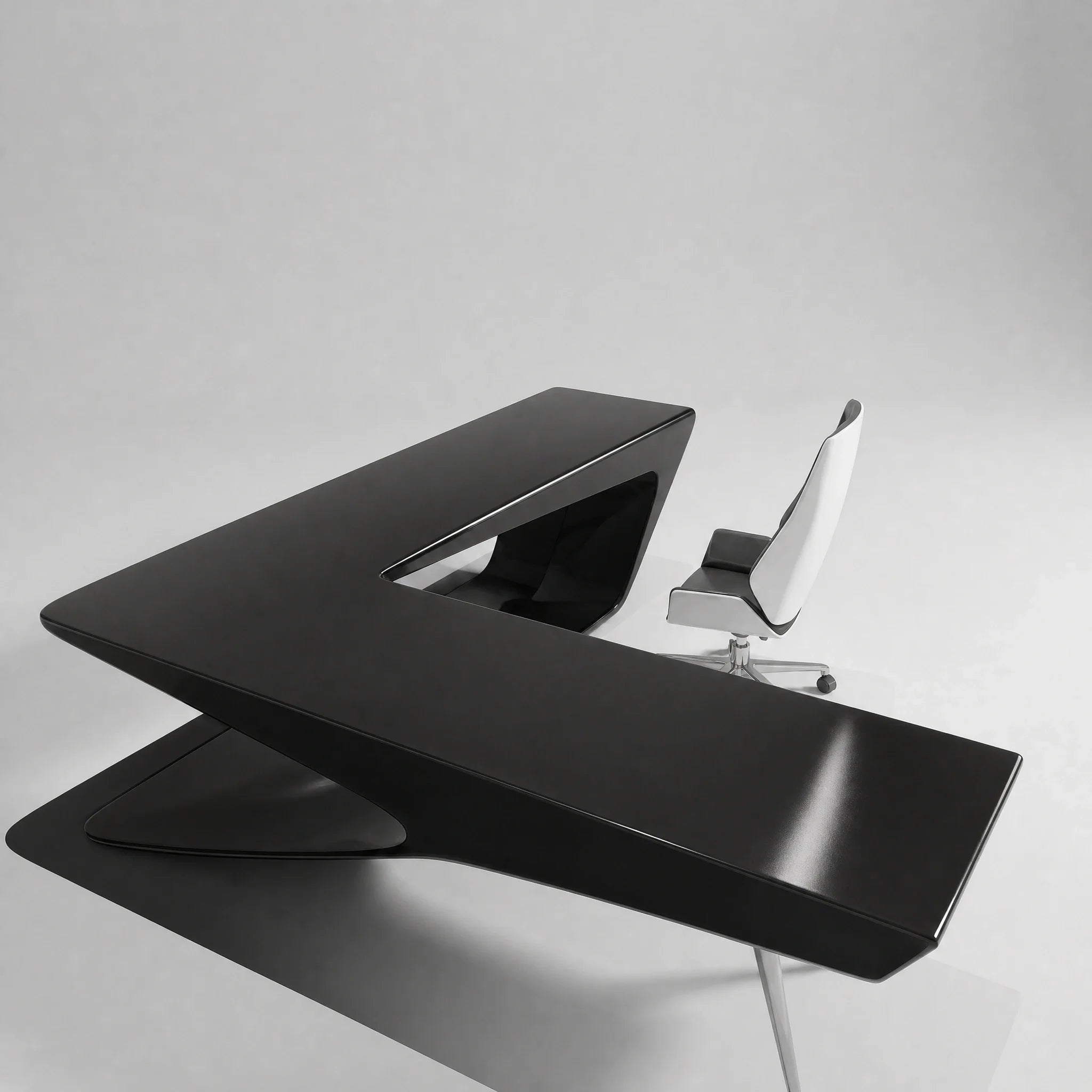Chevron · L-Shaped Executive Desk