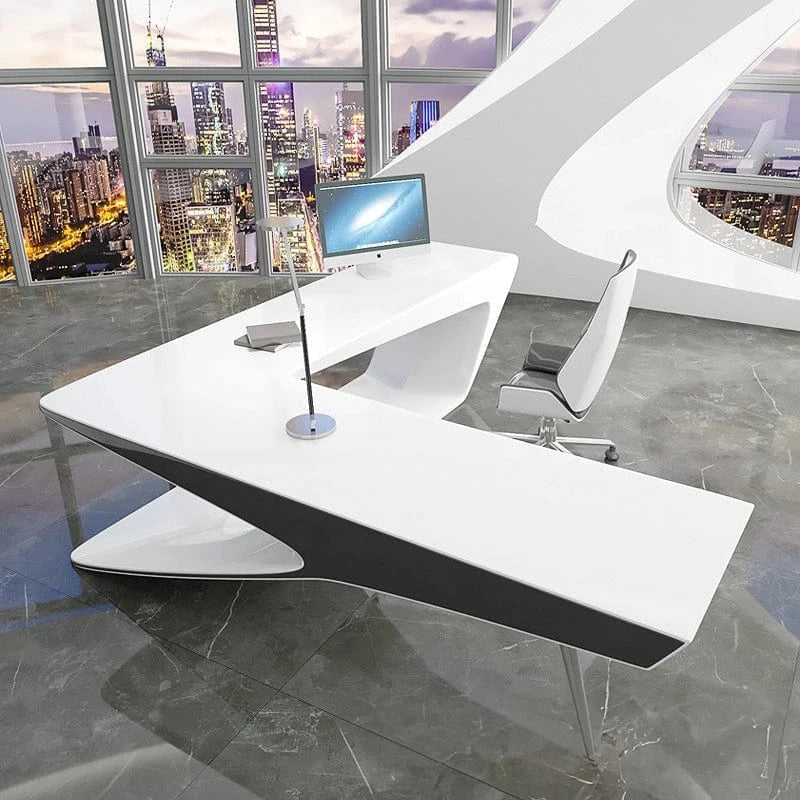 Chevron · L-Shaped Executive Desk