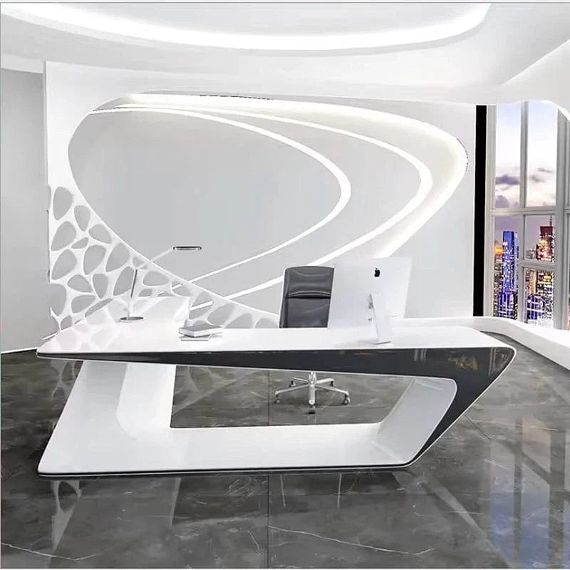 Chevron · L-Shaped Executive Desk